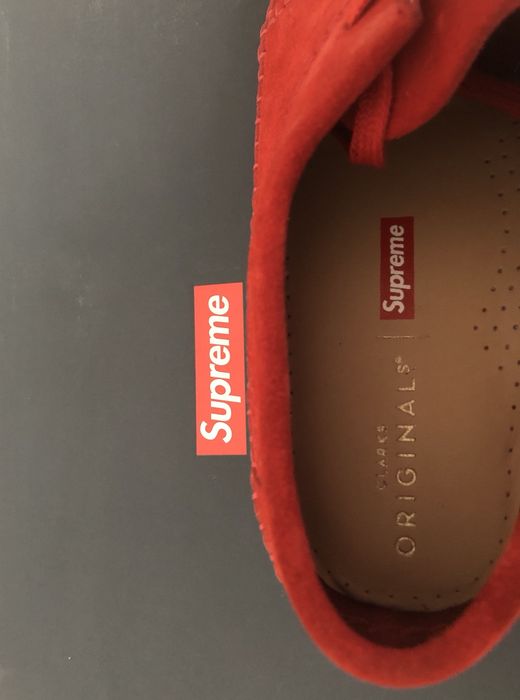 Supreme Supreme x Clarks Originals - Weaver - Red | Grailed