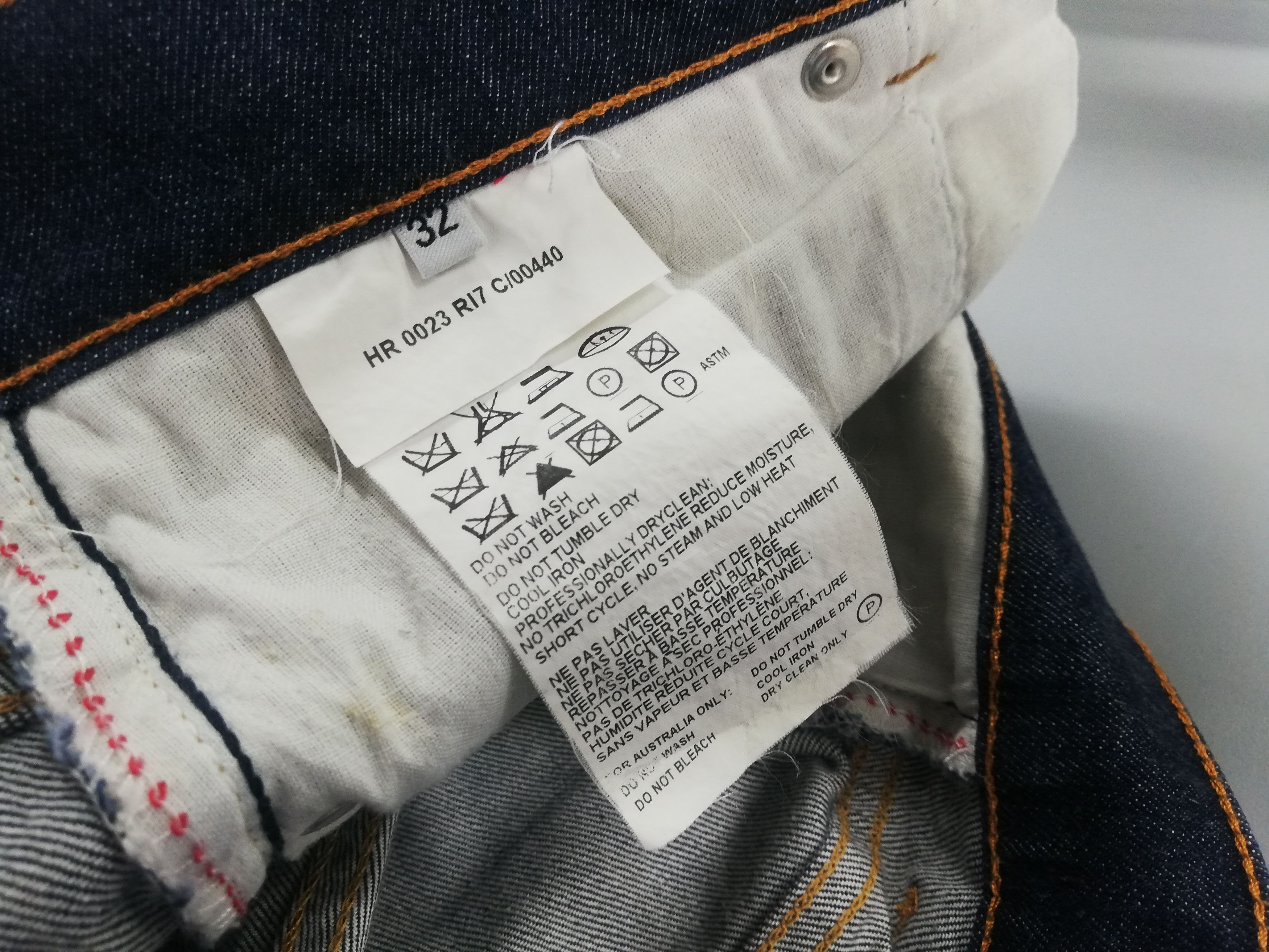 Helmut Lang Helmut Lang - Archive Raw Elastic Denim - Contemporary Size US 32 / EU 48 - 6 Thumbnail