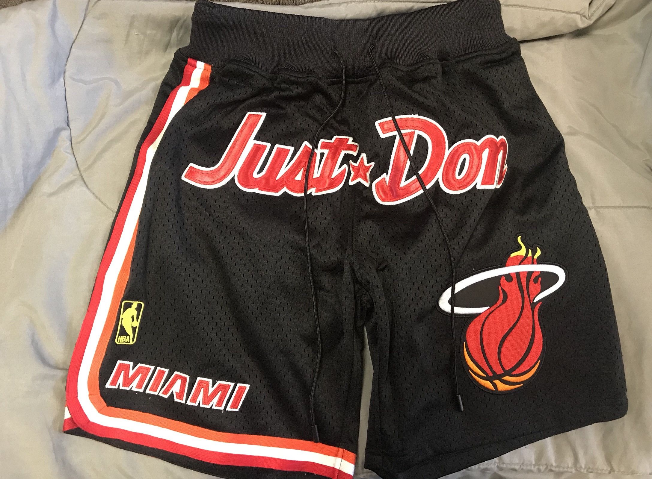 NWT Just Don MIAMI HEAT SHORTS Size M