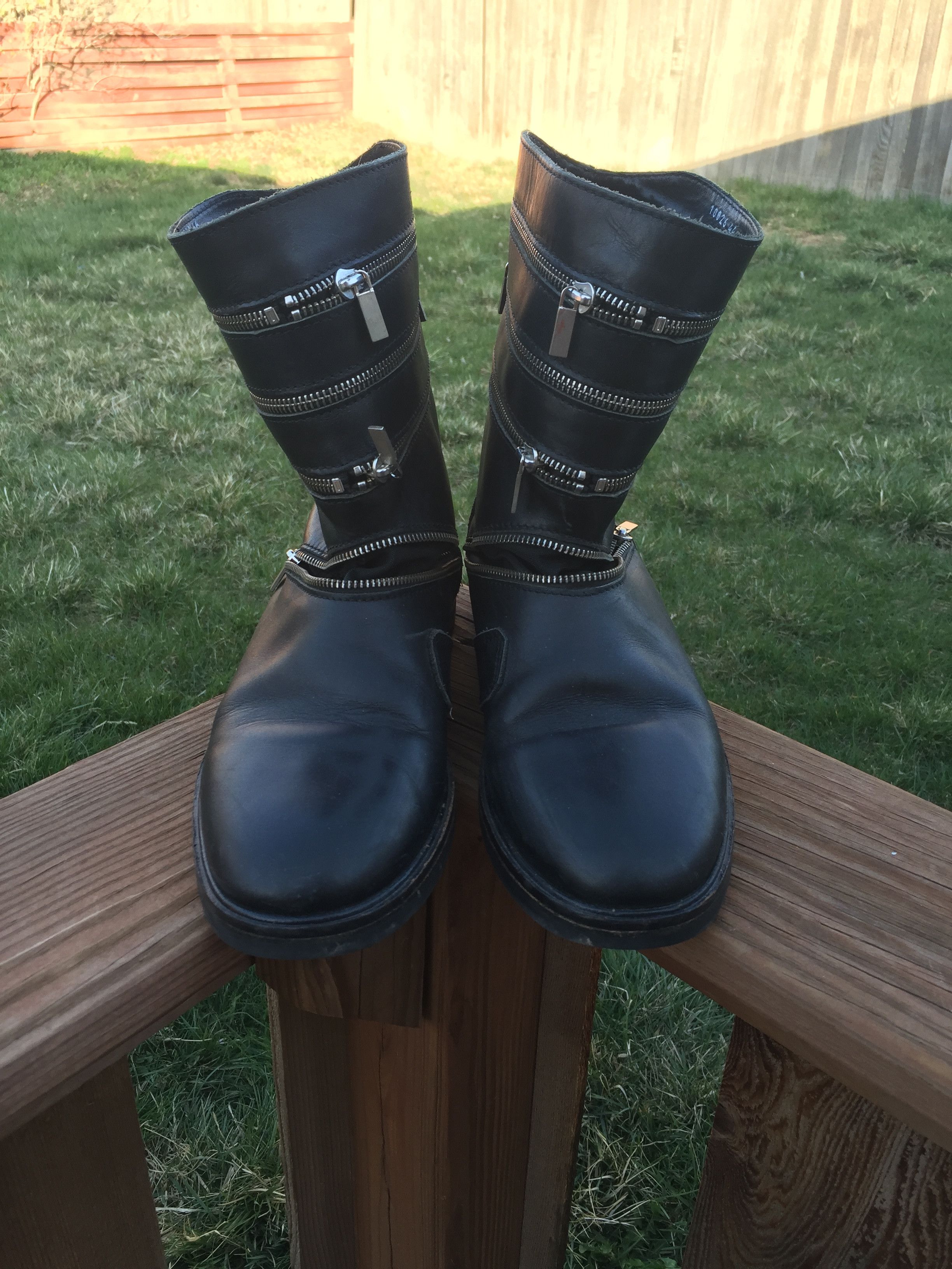 Raf Simons 06-07 AW Accordion Boots