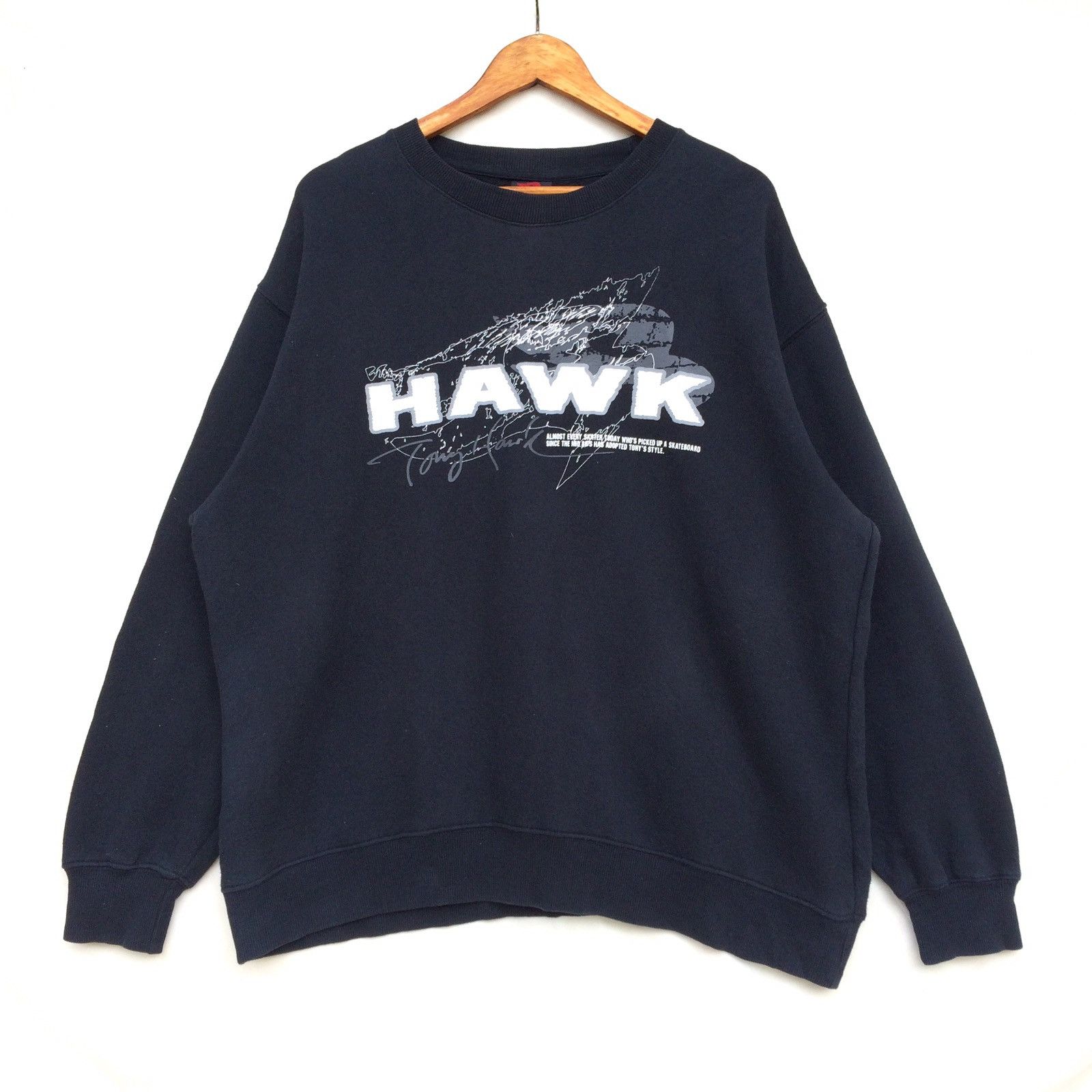 Hawk × Tony Hawk × Vintage Vintage Tony hawk legendary skateboarder Sweatshirts Size US XL / EU 56 / 4 - 1 Thumbnail
