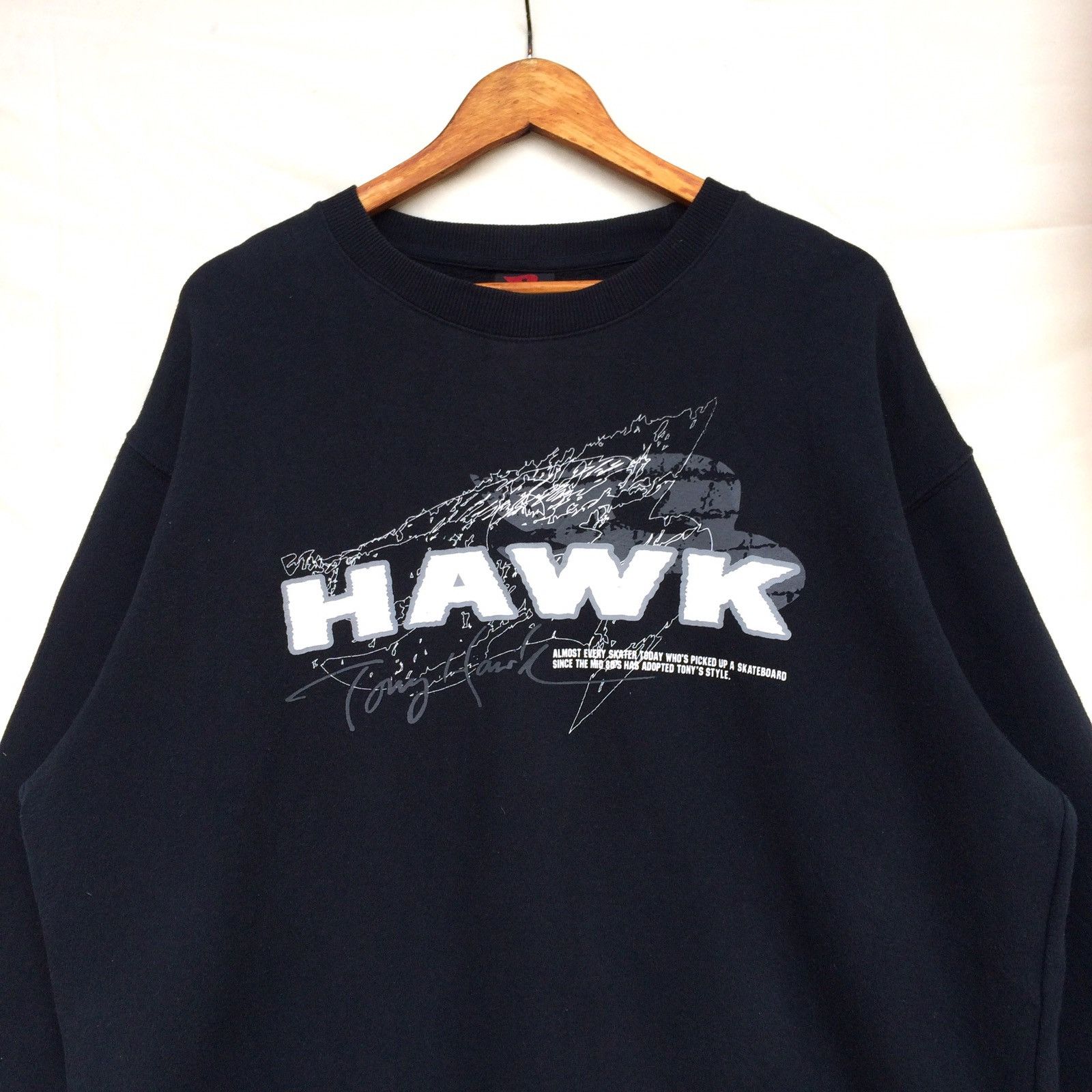 Hawk × Tony Hawk × Vintage Vintage Tony hawk legendary skateboarder Sweatshirts Size US XL / EU 56 / 4 - 2 Thumbnail
