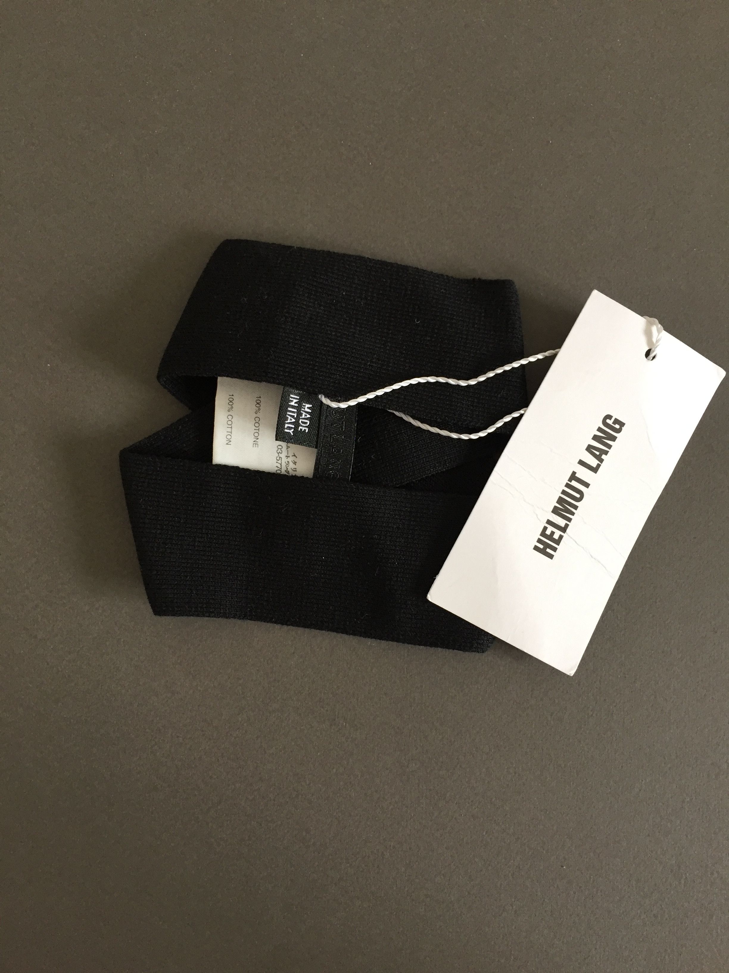 helmut lang 04ss ハンドグローブ Helmut Lang SS04 Runway Black Hand Wrap Glove NWT | Grailed