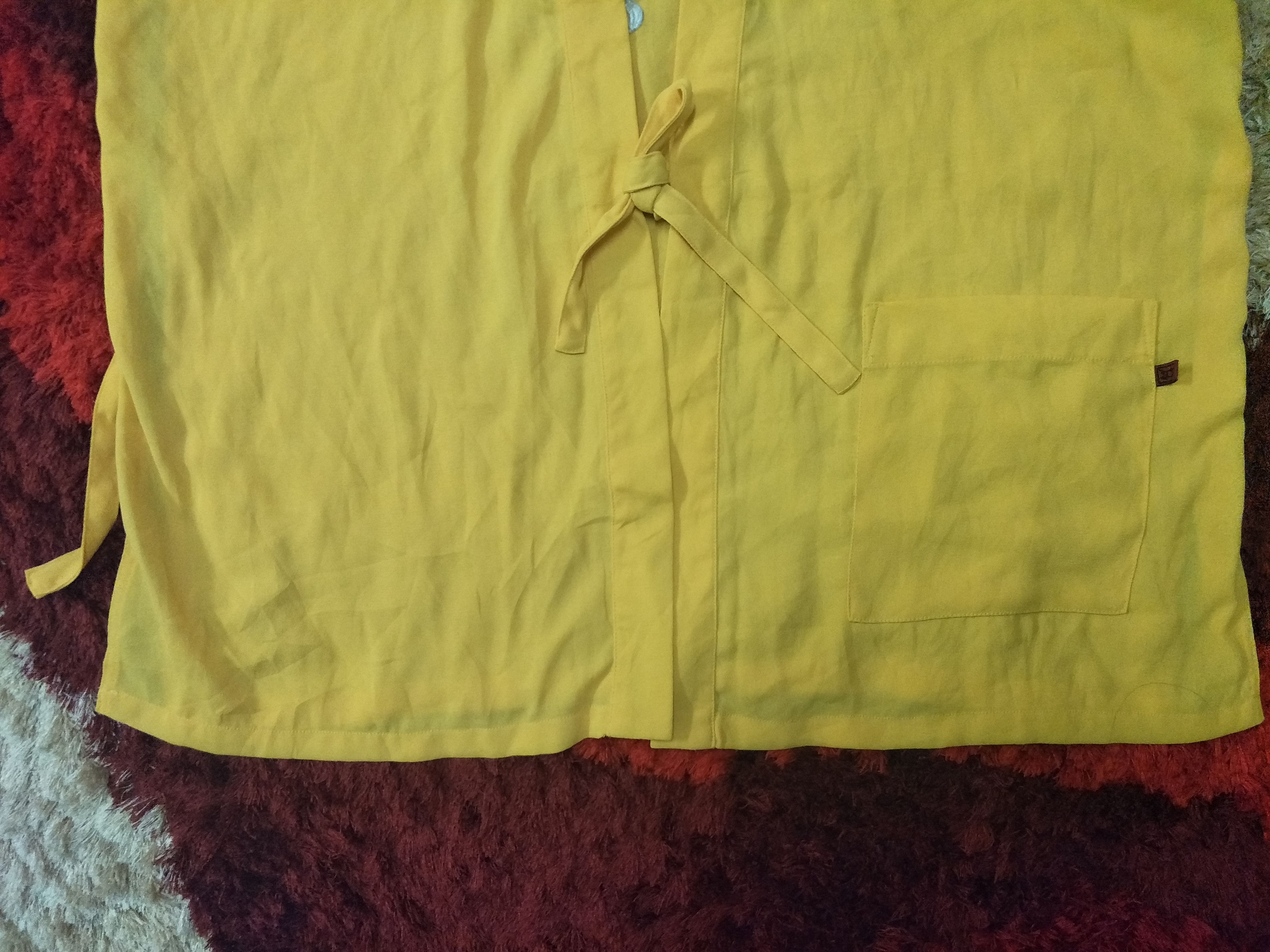 Dogtown DogTown Kimono Embroidery Yellow Dragon Japanese Style Size US XL / EU 56 / 4 - 8 Thumbnail