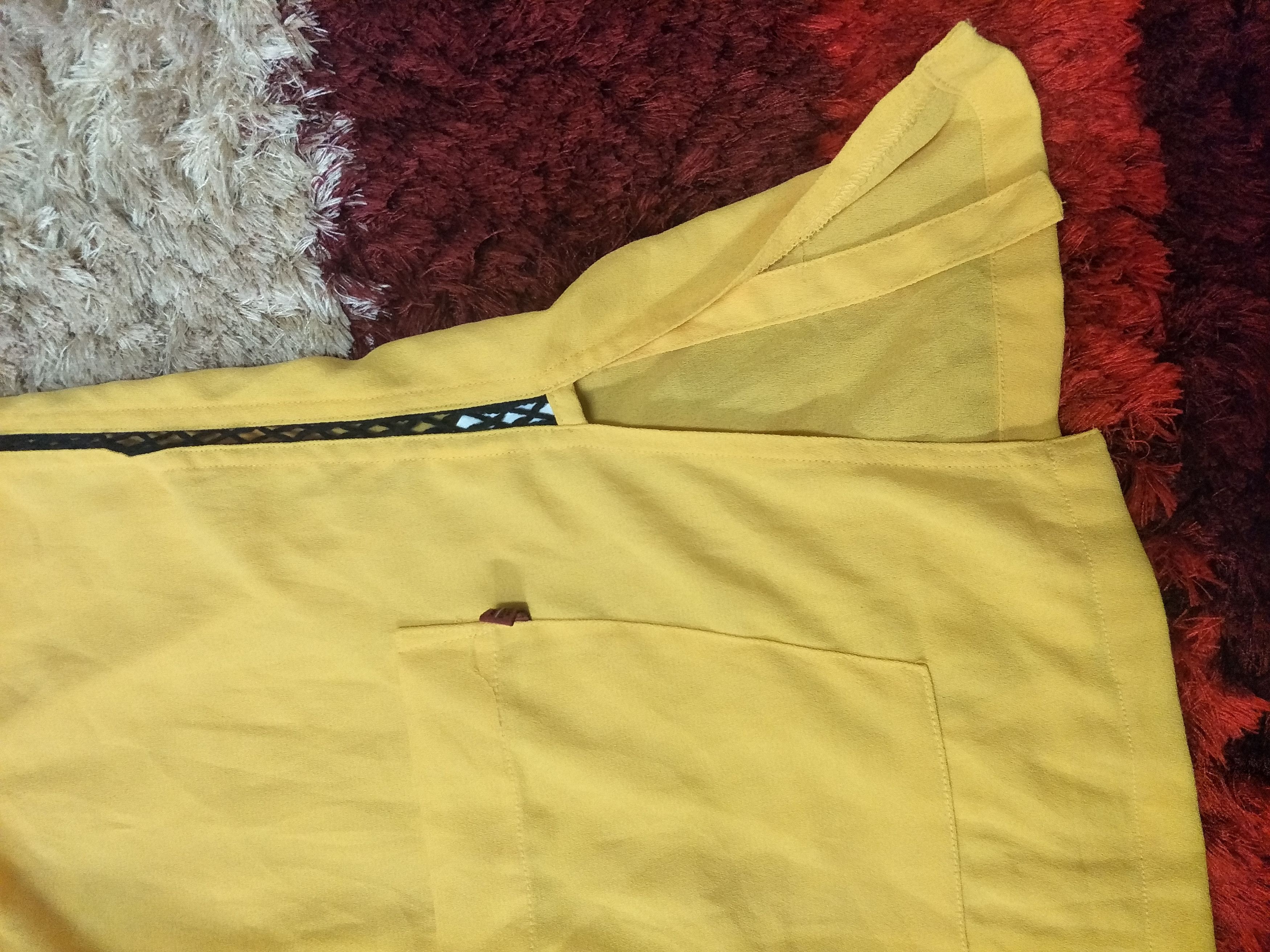 Dogtown DogTown Kimono Embroidery Yellow Dragon Japanese Style Size US XL / EU 56 / 4 - 11 Thumbnail