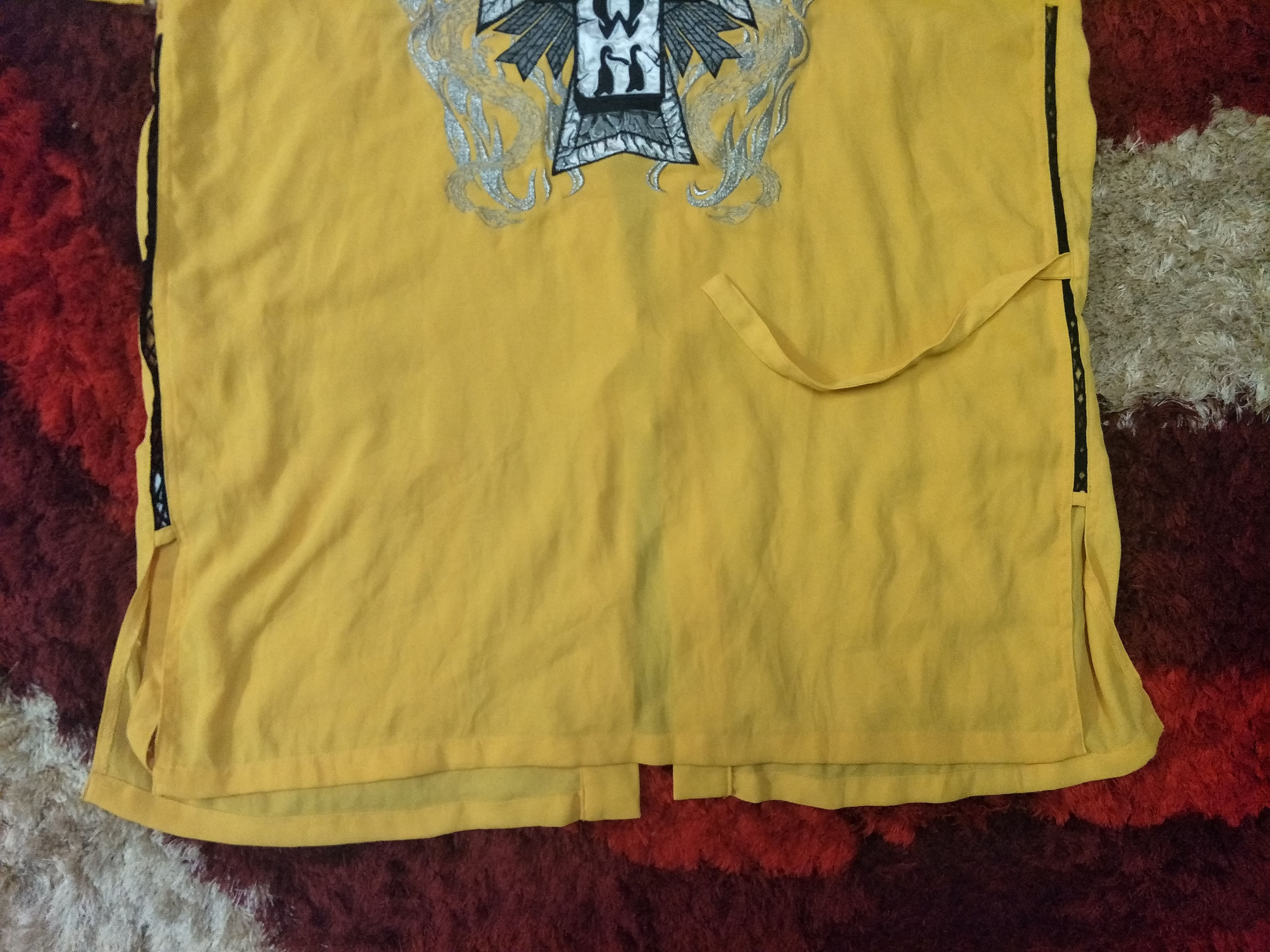 Dogtown DogTown Kimono Embroidery Yellow Dragon Japanese Style Size US XL / EU 56 / 4 - 6 Thumbnail