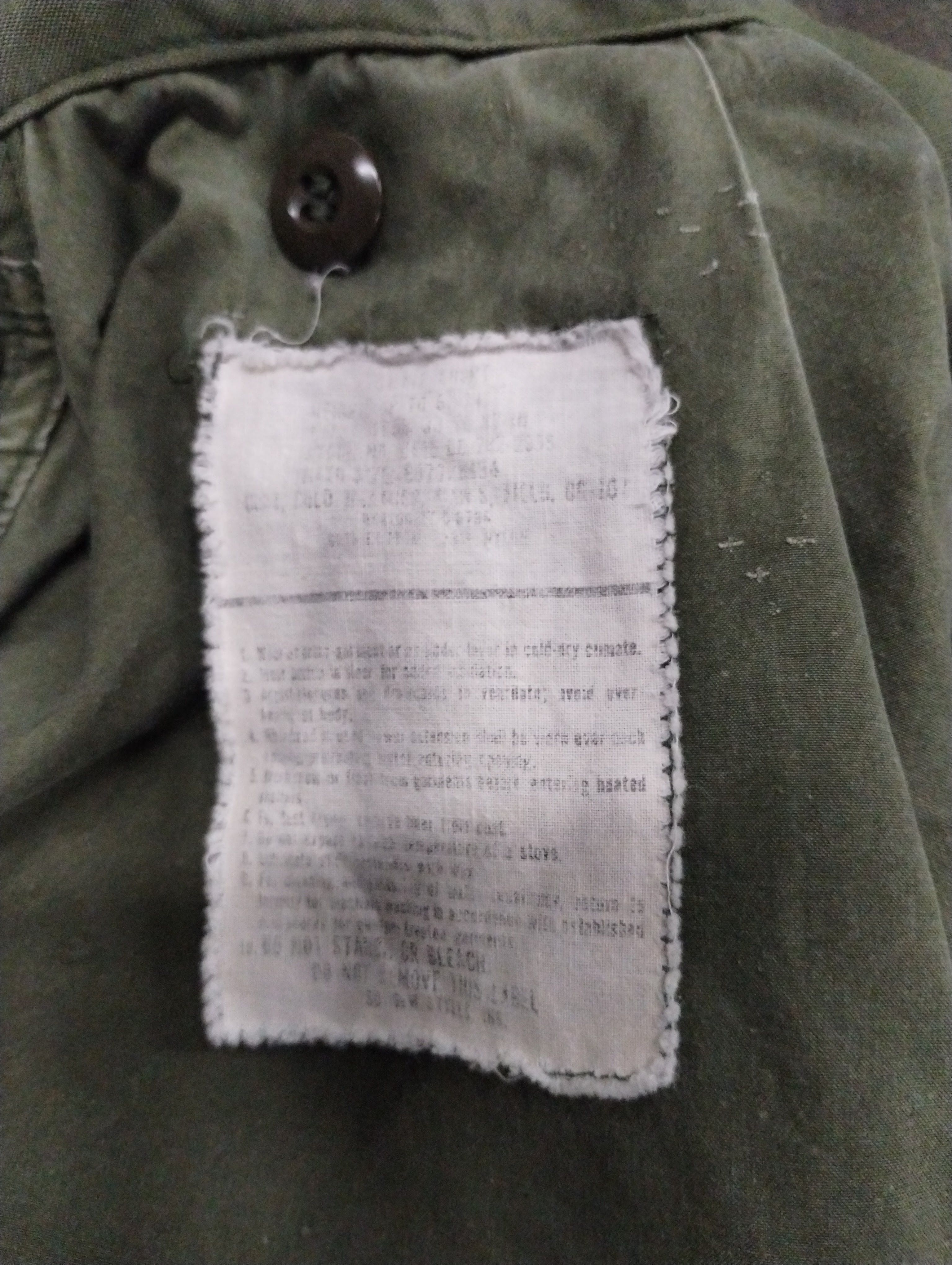 Vintage Vintage Military Zip Up Cotton Field Jacket Size US S / EU 44-46 / 1 - 3 Thumbnail