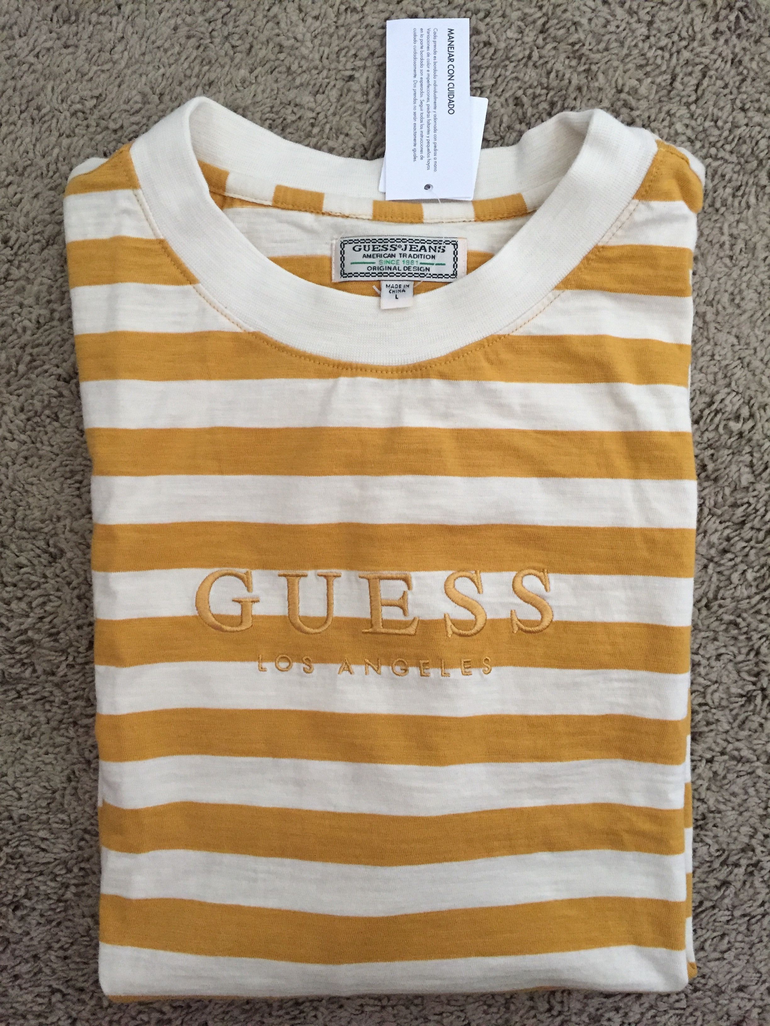 Guess david shop yarn dye tee