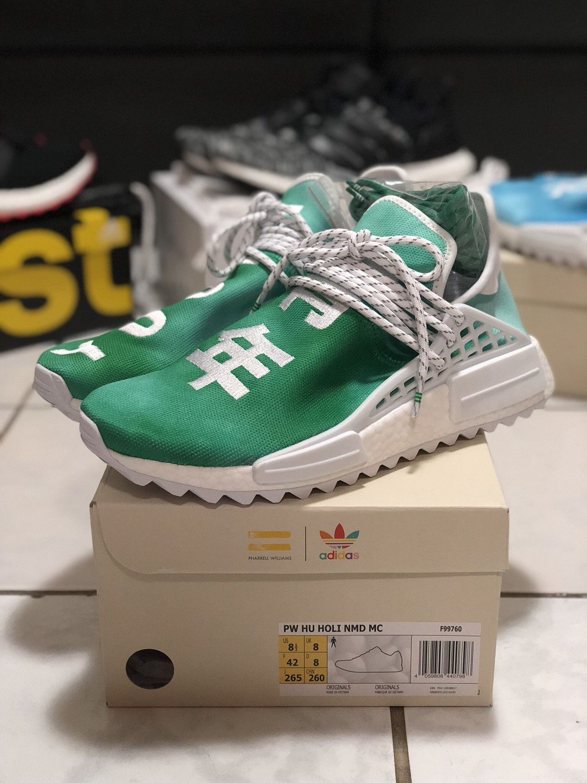 Adidas NMD HU China Pack (Green Youth)
