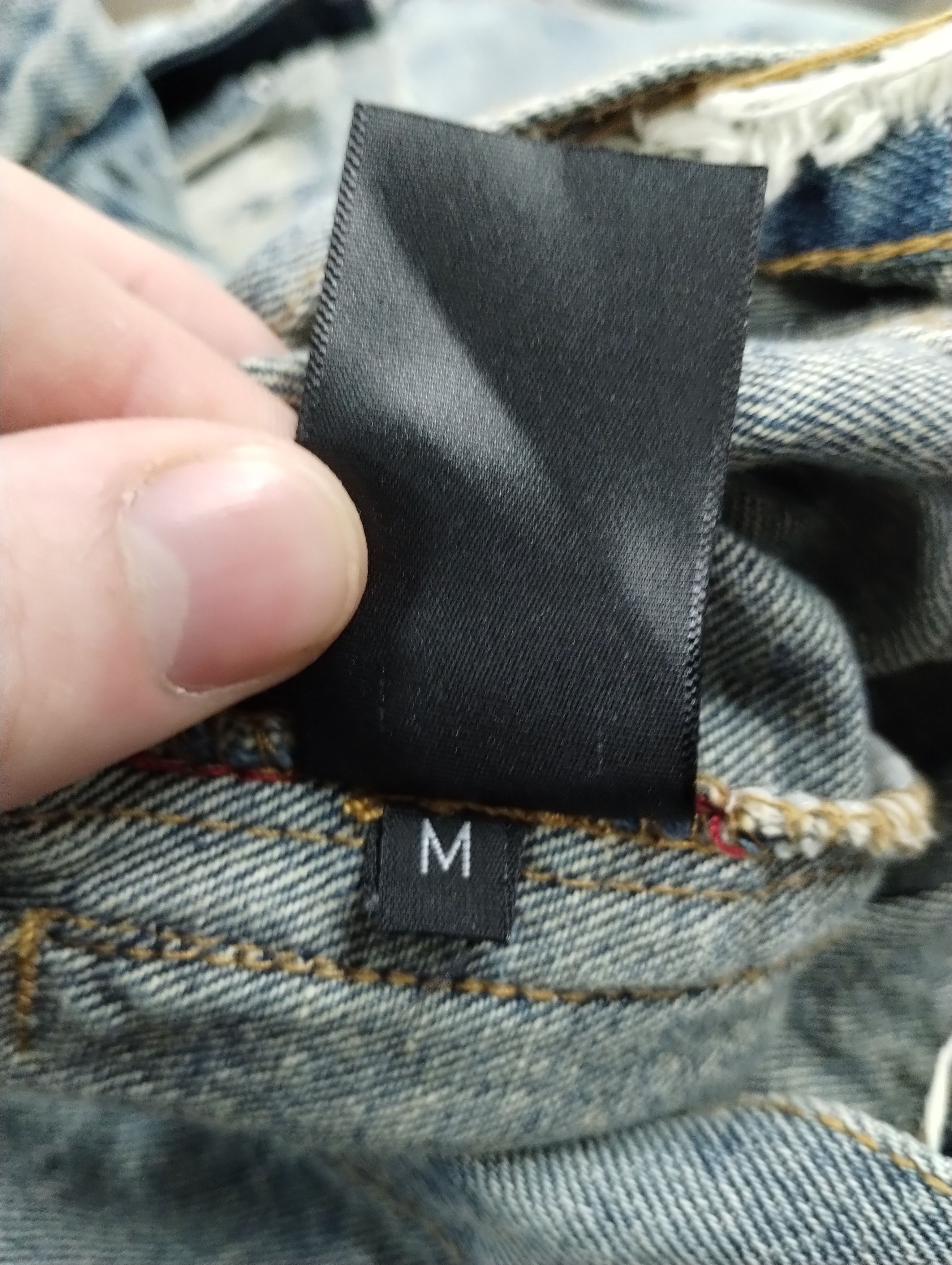 424 424 On Fairfax 2015 Original Red Armband Denim Jacket Size US L / EU 52-54 / 3 - 5 Thumbnail
