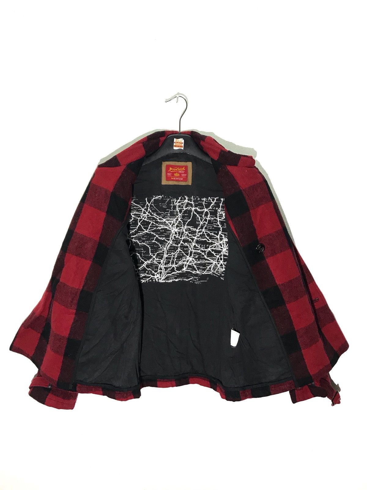 Woolrich Woolen Mills Woolrich Double Breasted Plaid Tartan Wool Jackets Size US XS / EU 42 / 0 - 2 Thumbnail