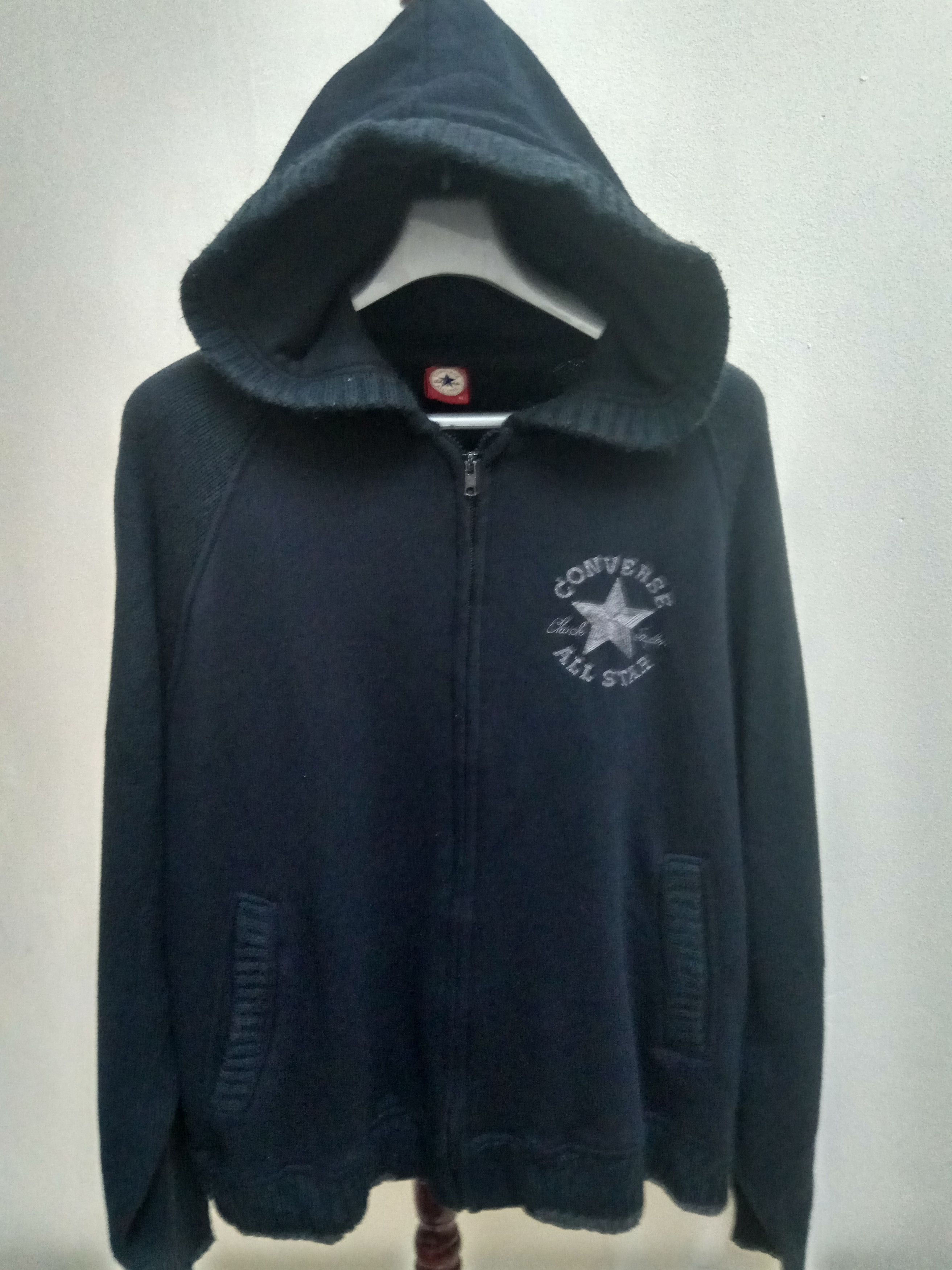 Converse hoodie sale hot sale