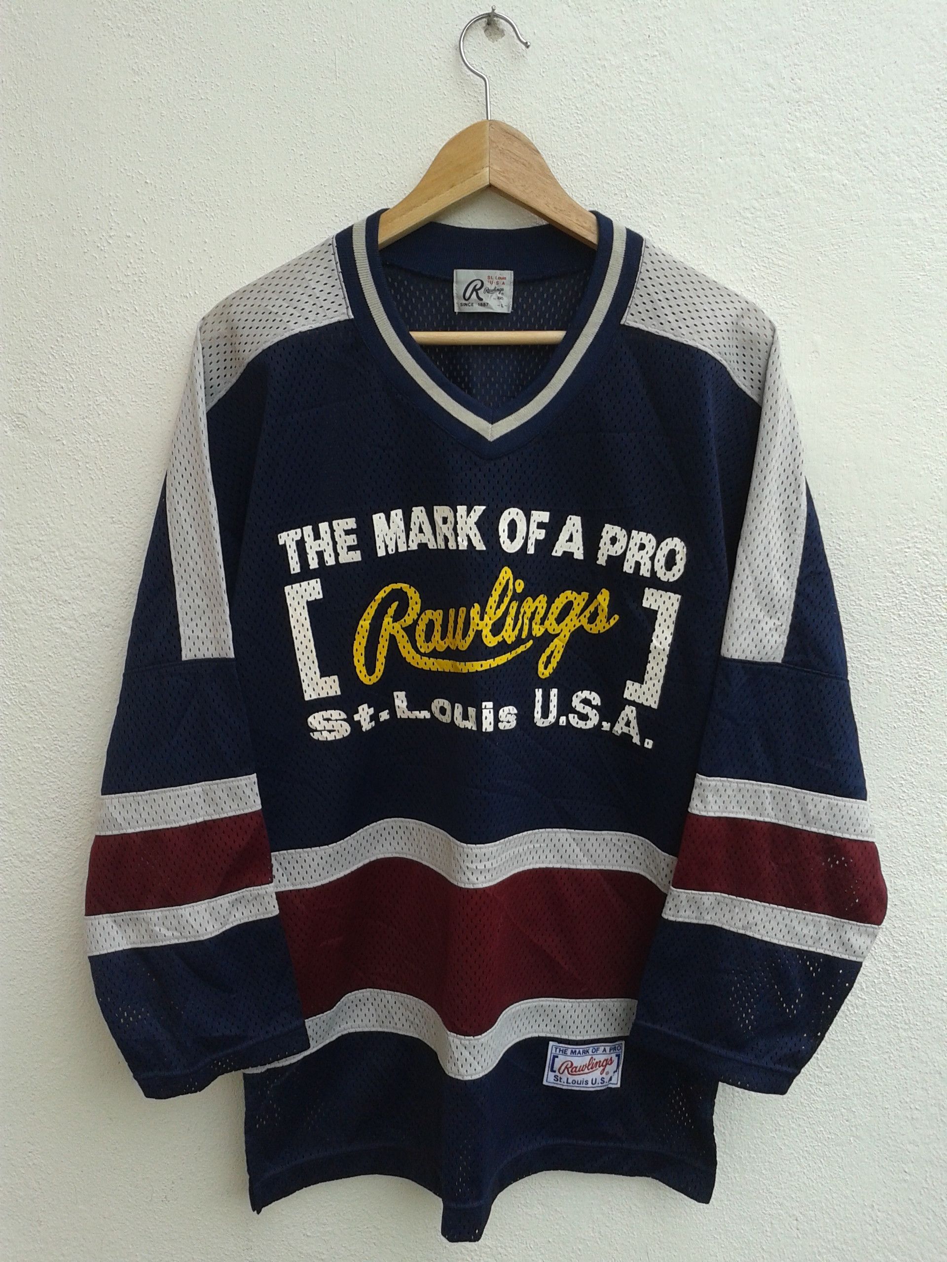 Maillot Vintage Rawlings Dodgers Port St Lucie - Années 80 - Made In USA
