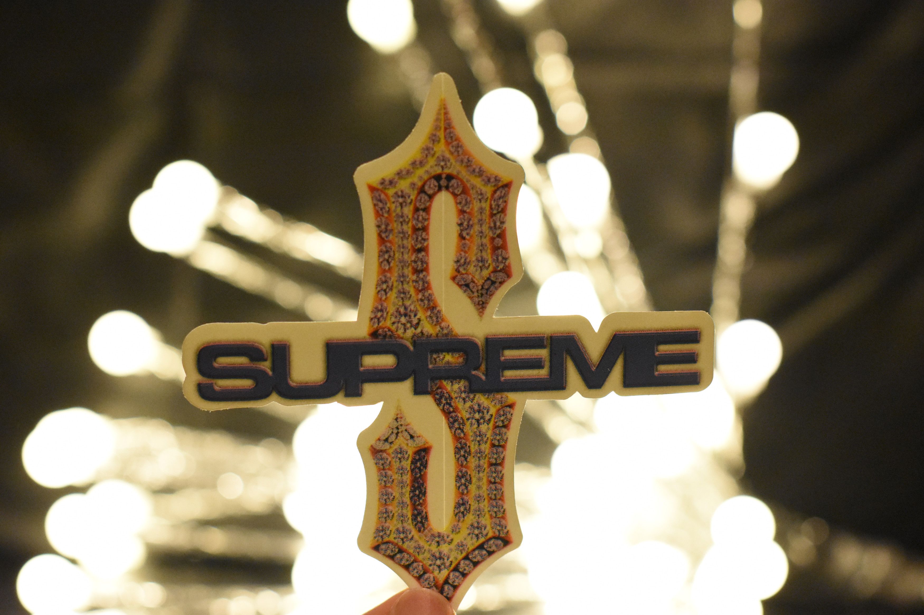 Supreme diamond sticker sales
