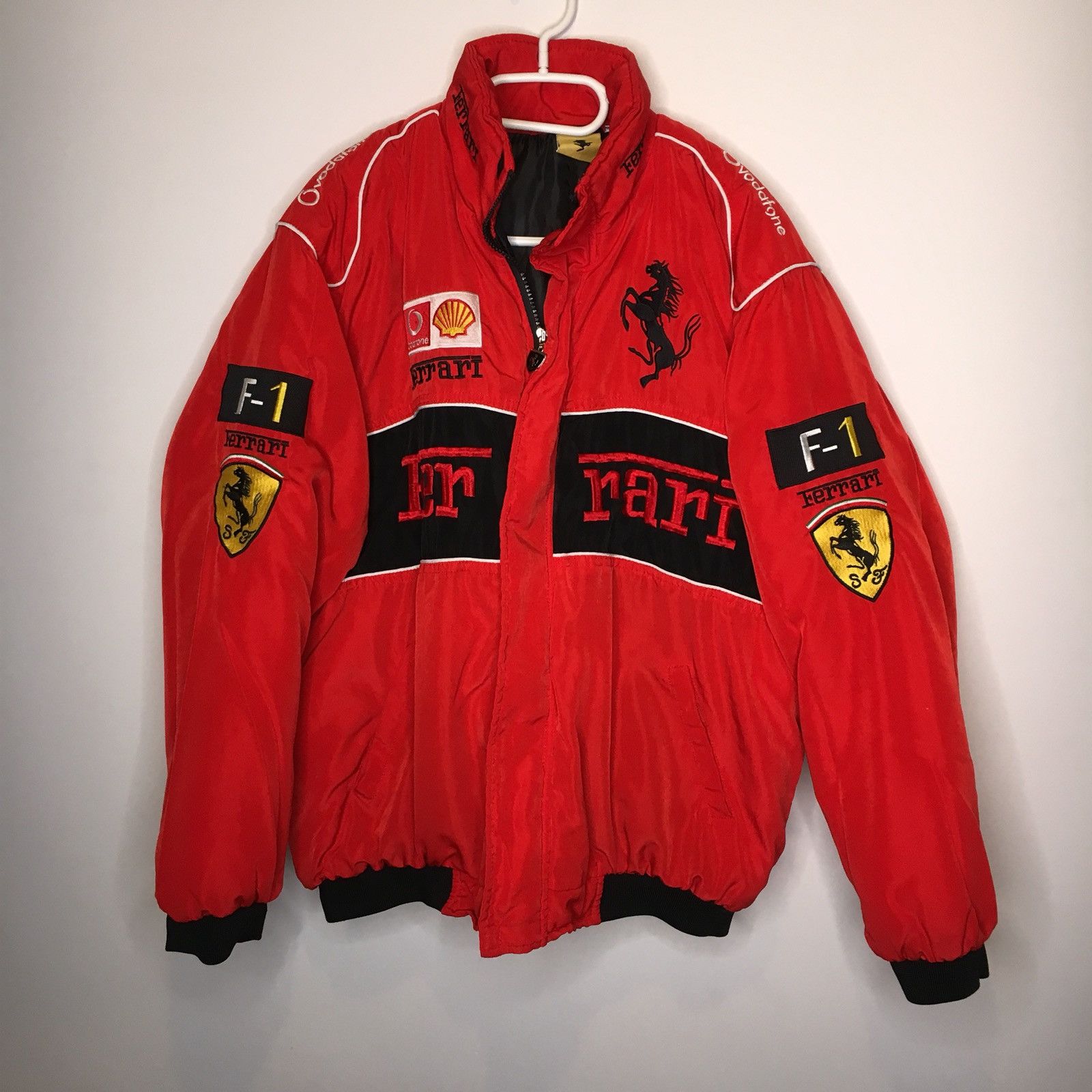 Ferrari Ferrari Vodafone Shell Jacket All Embroidered | Grailed