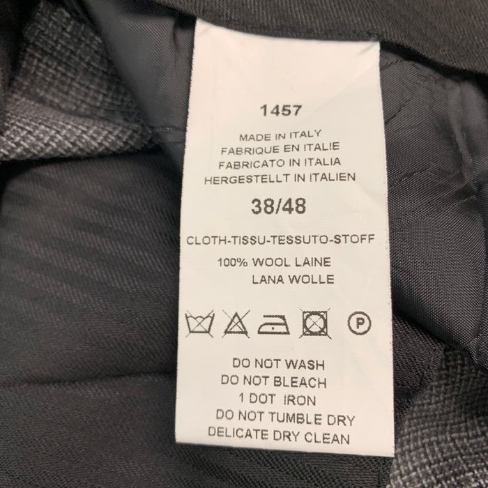 Paul Smith Chest Grey Black Basketweave Wool Suit Grailed