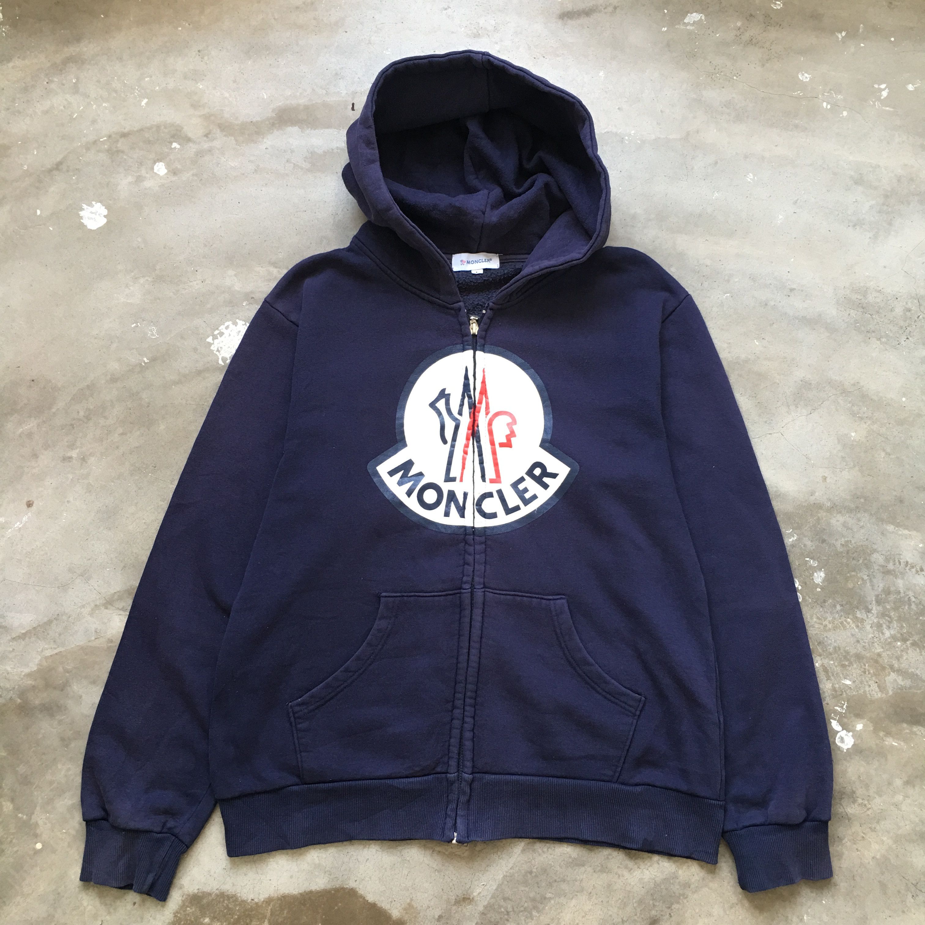 Moncler hoodie big online logo