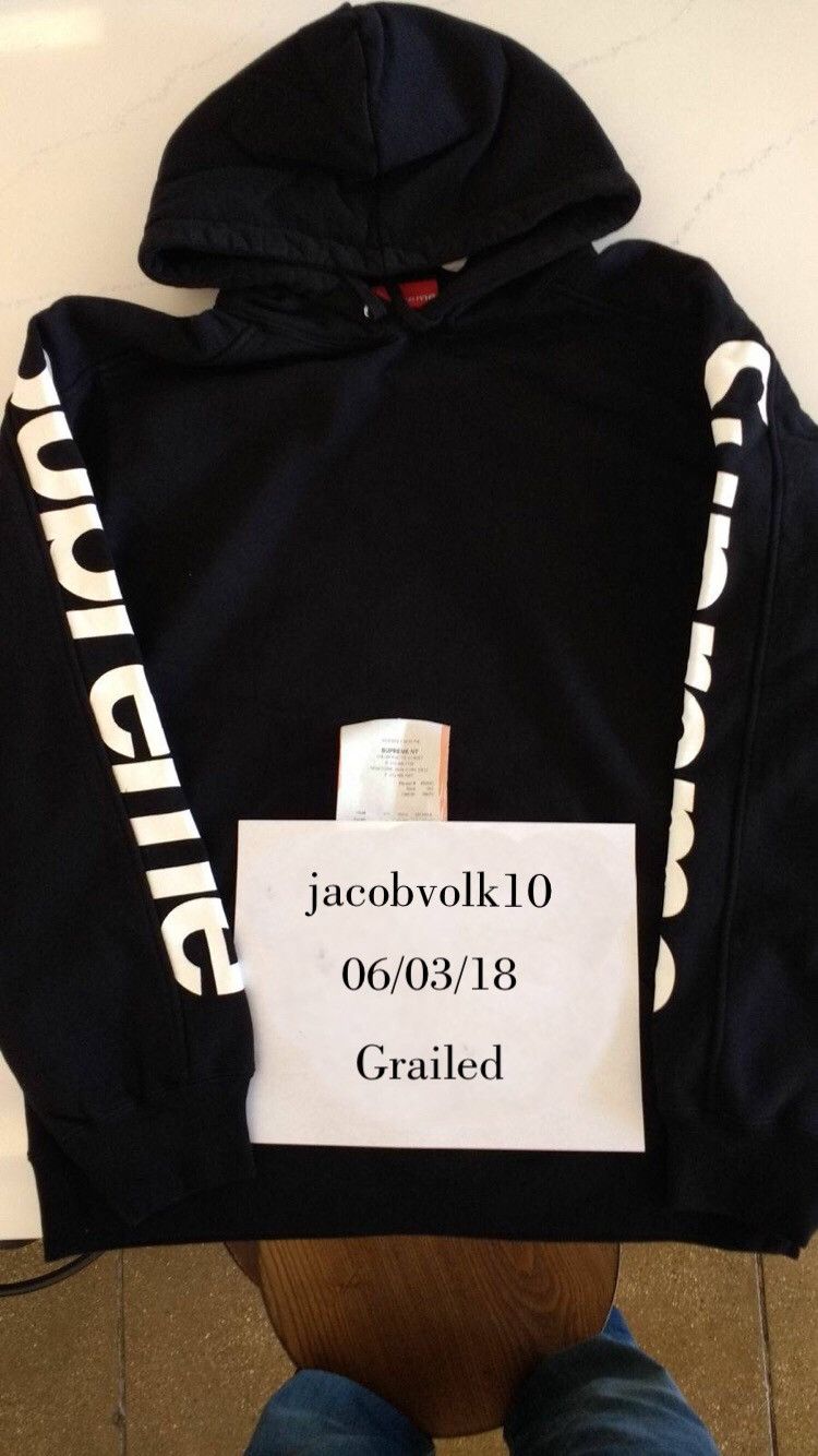 Supreme Supreme Sideline Hoodie (Black) | Grailed