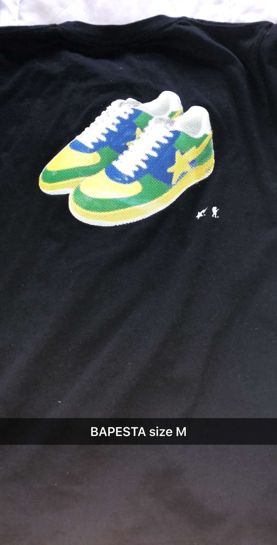 Bape BAPESTA Brazil Shirt | Grailed