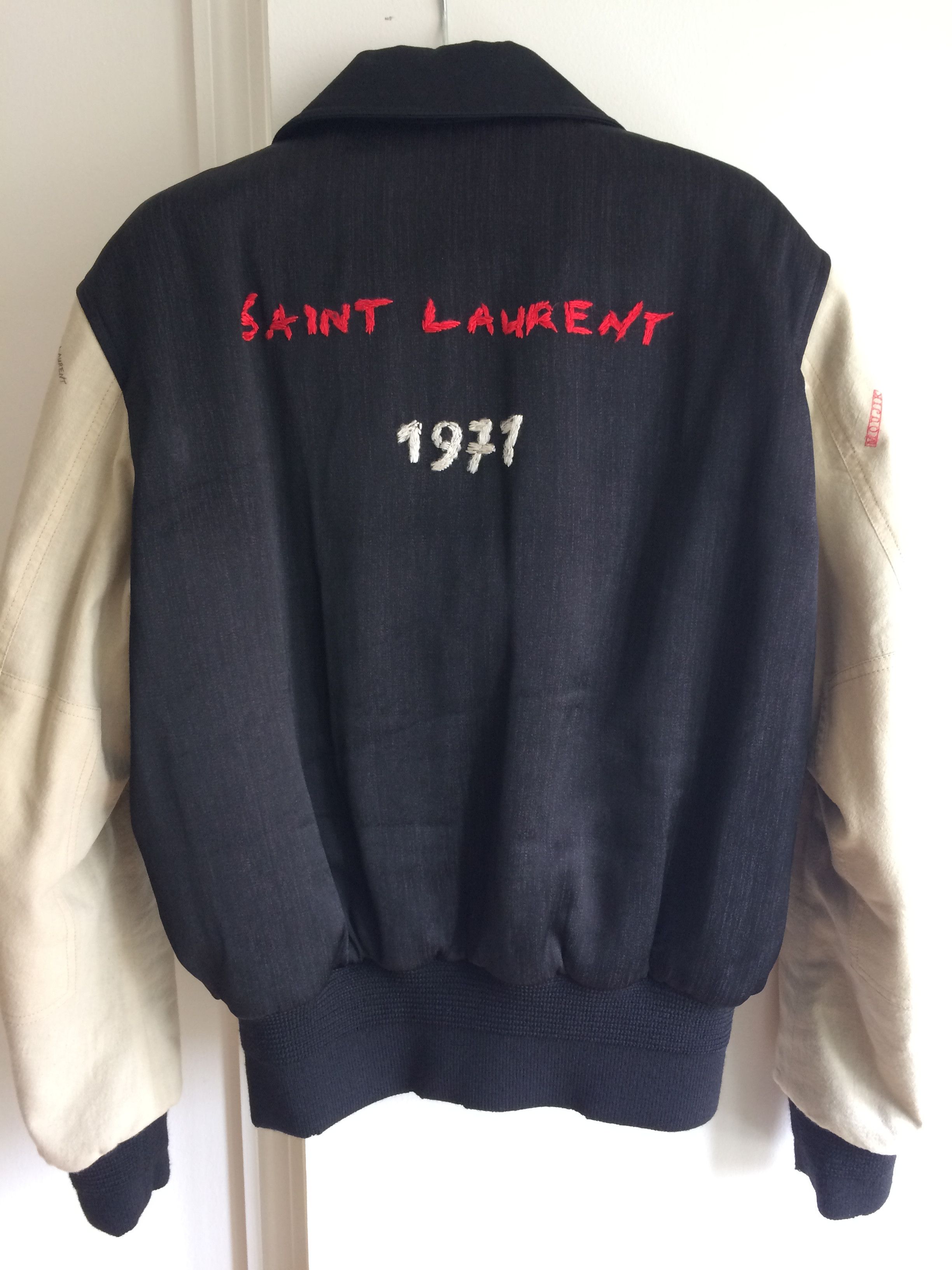 Saint Laurent Story Varsity Jacket