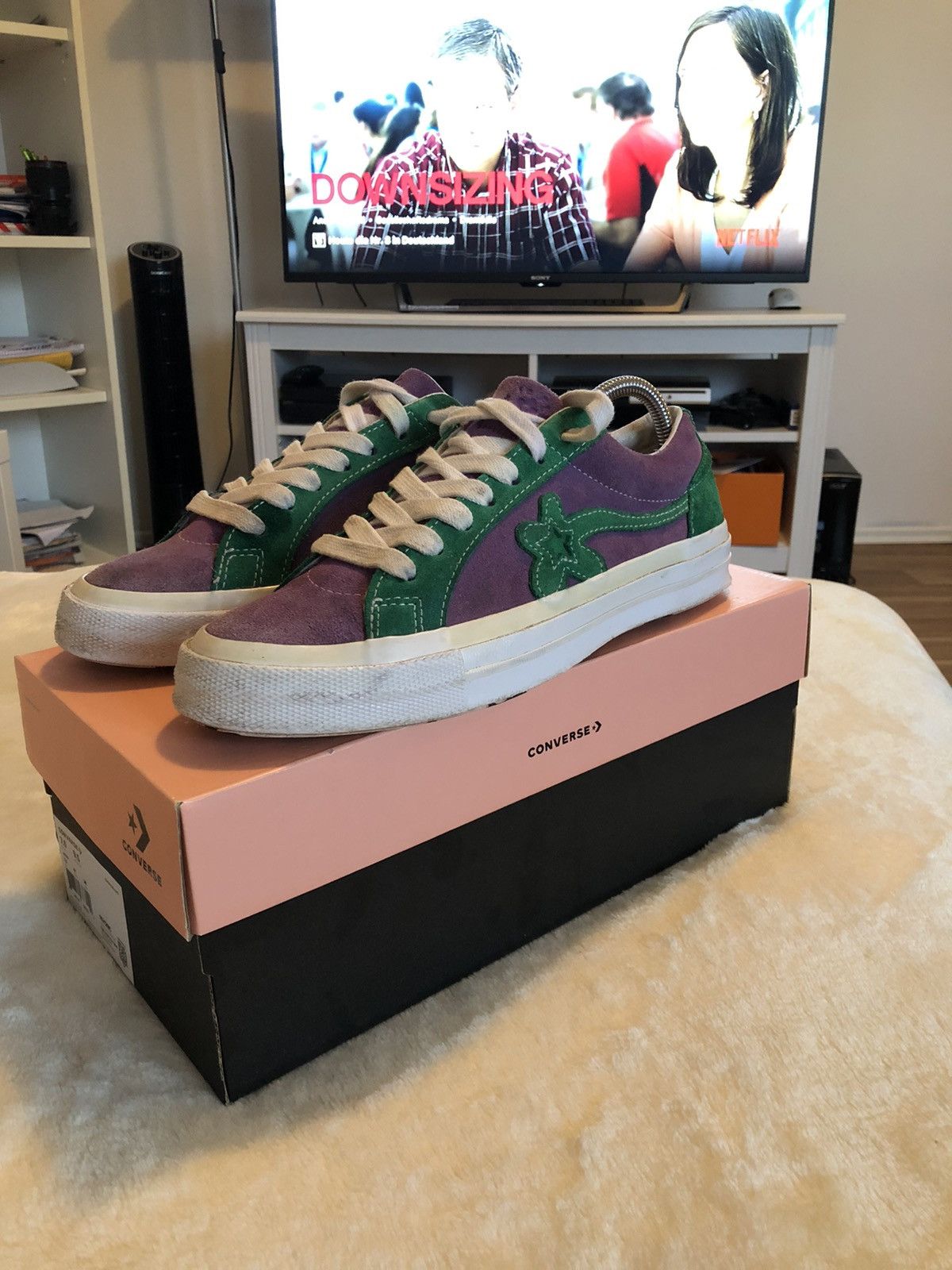 Converse Golf Wang Golf Le Fleur x One Star Ox Purple Heart 2018 Grailed