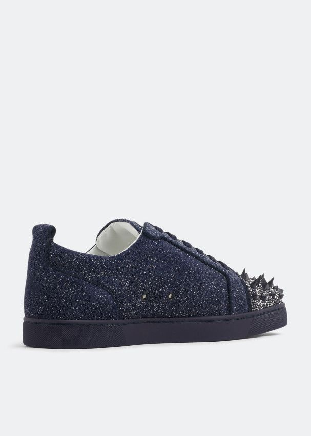 Christian Louboutin Louis Junior P Pik Pik Strass Sneakers Size US 12.5 / EU 45-46 - 4 Thumbnail