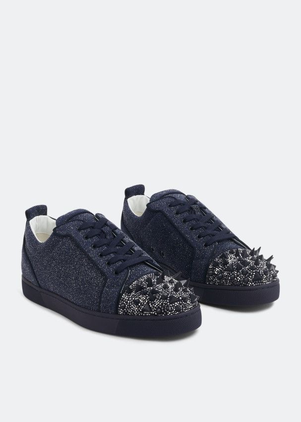 Christian Louboutin Louis Junior P Pik Pik Strass Sneakers Size US 9 / EU 42 - 2 Thumbnail