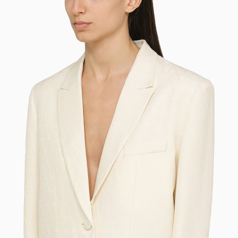 VALENTINO - Wool Single-breasted Jacket
