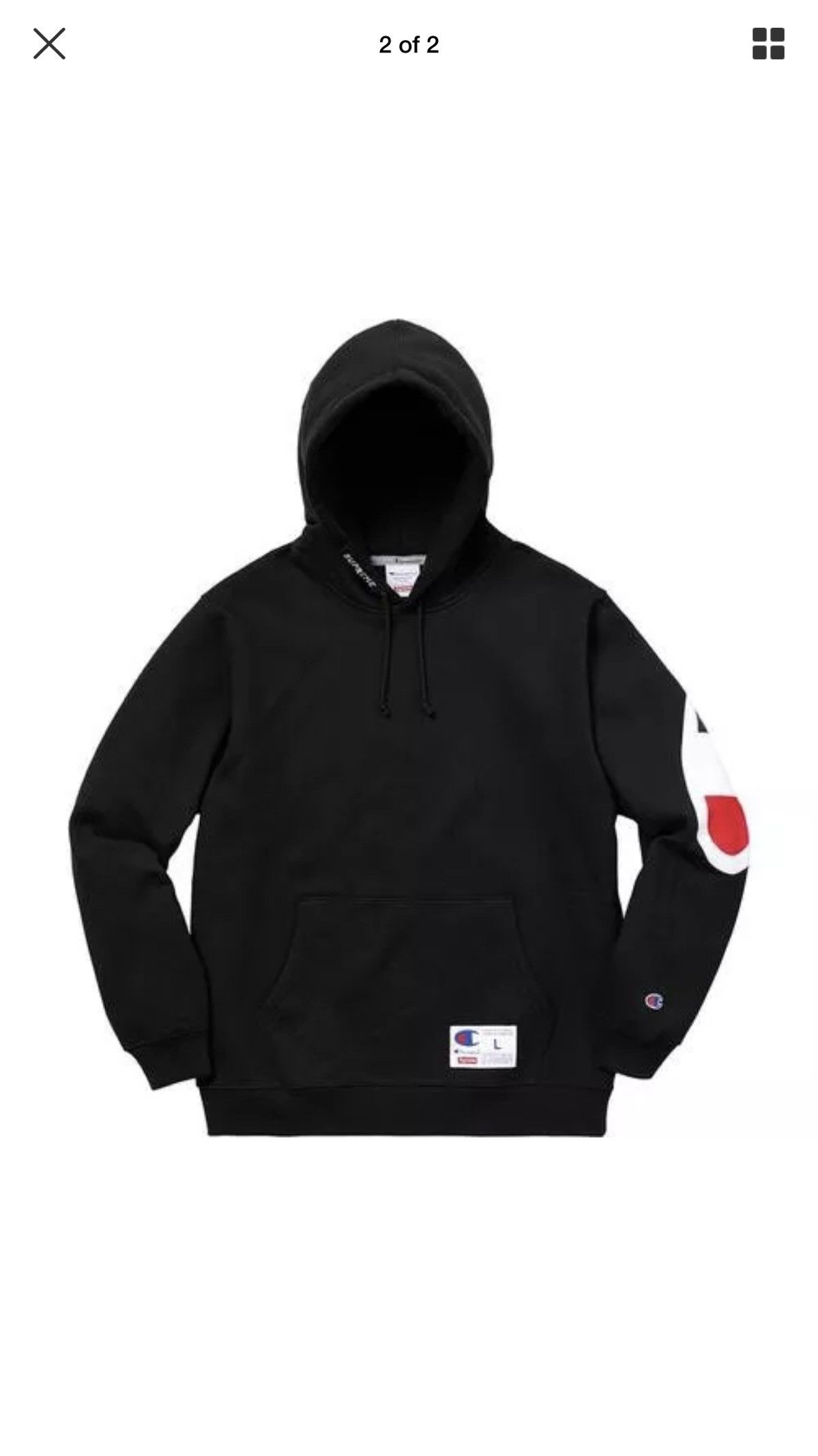 Supreme Supreme X Champion SS18 Hoodie Grailed