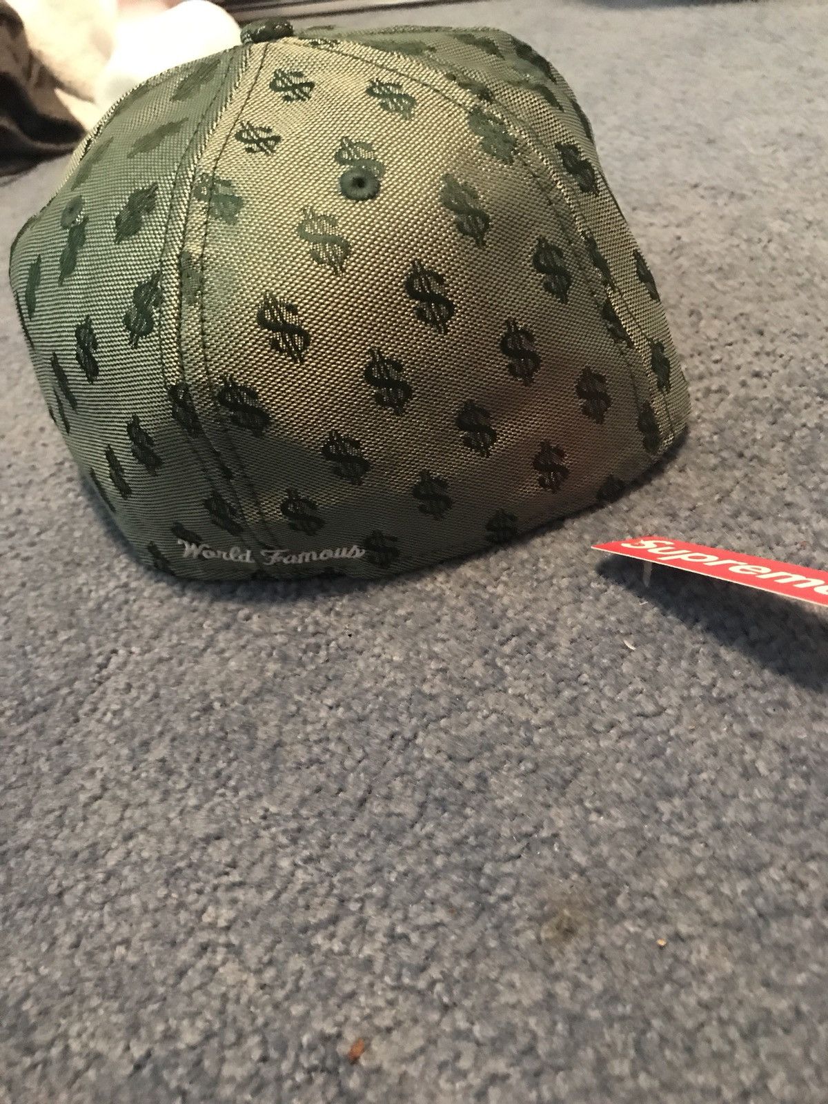 New Era × Supreme Supreme Monogram Box Logo New Era Green | Grailed