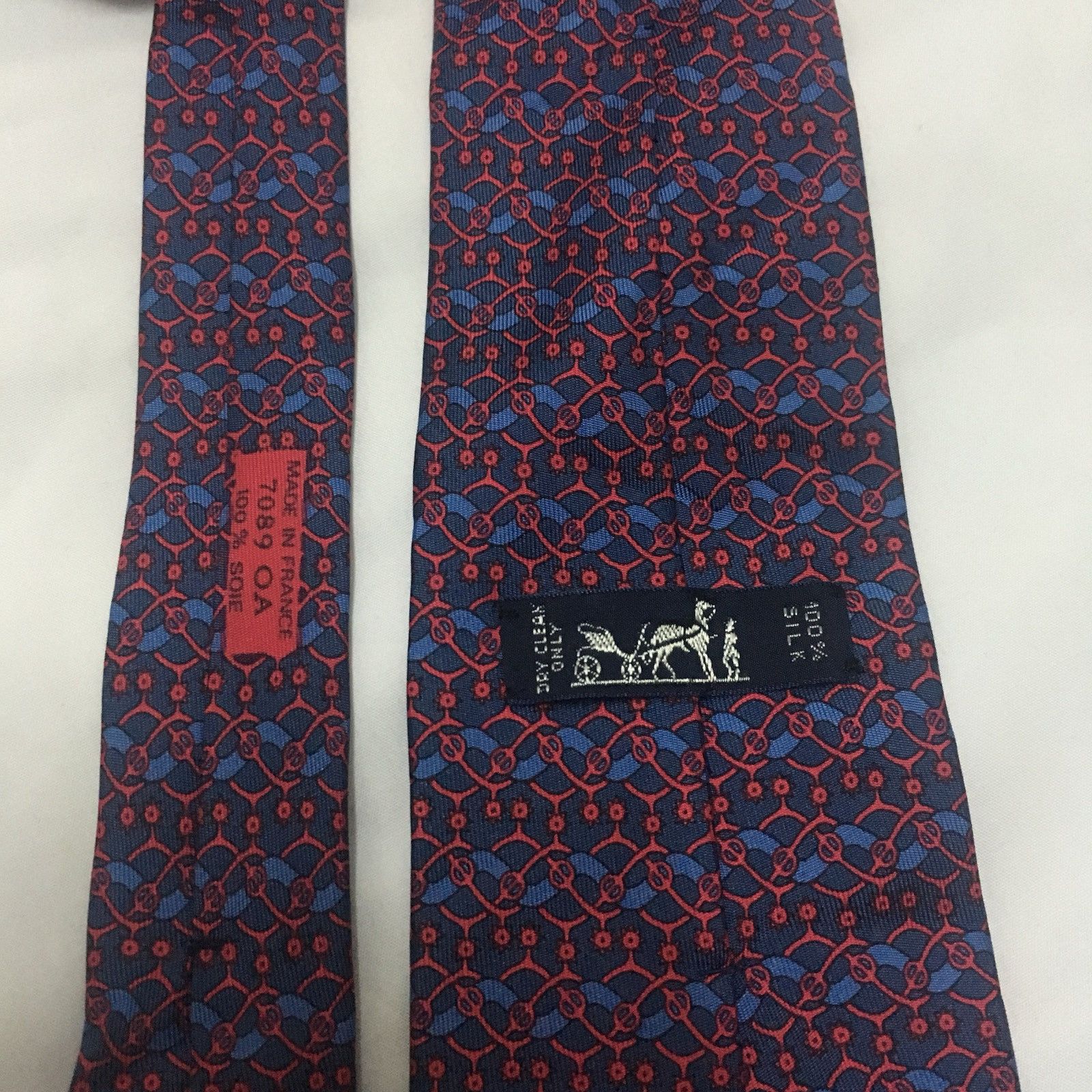 Hermes Hermes Tie Size ONE SIZE - 4 Thumbnail