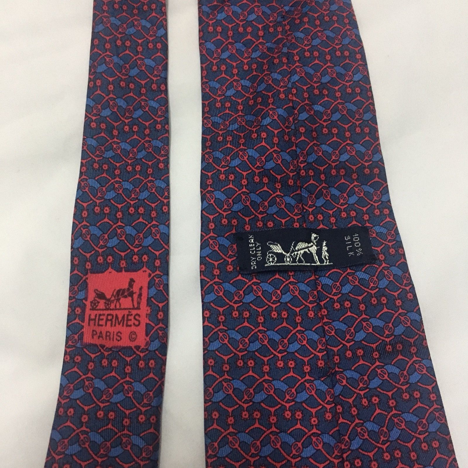 Hermes Hermes Tie Size ONE SIZE - 3 Thumbnail