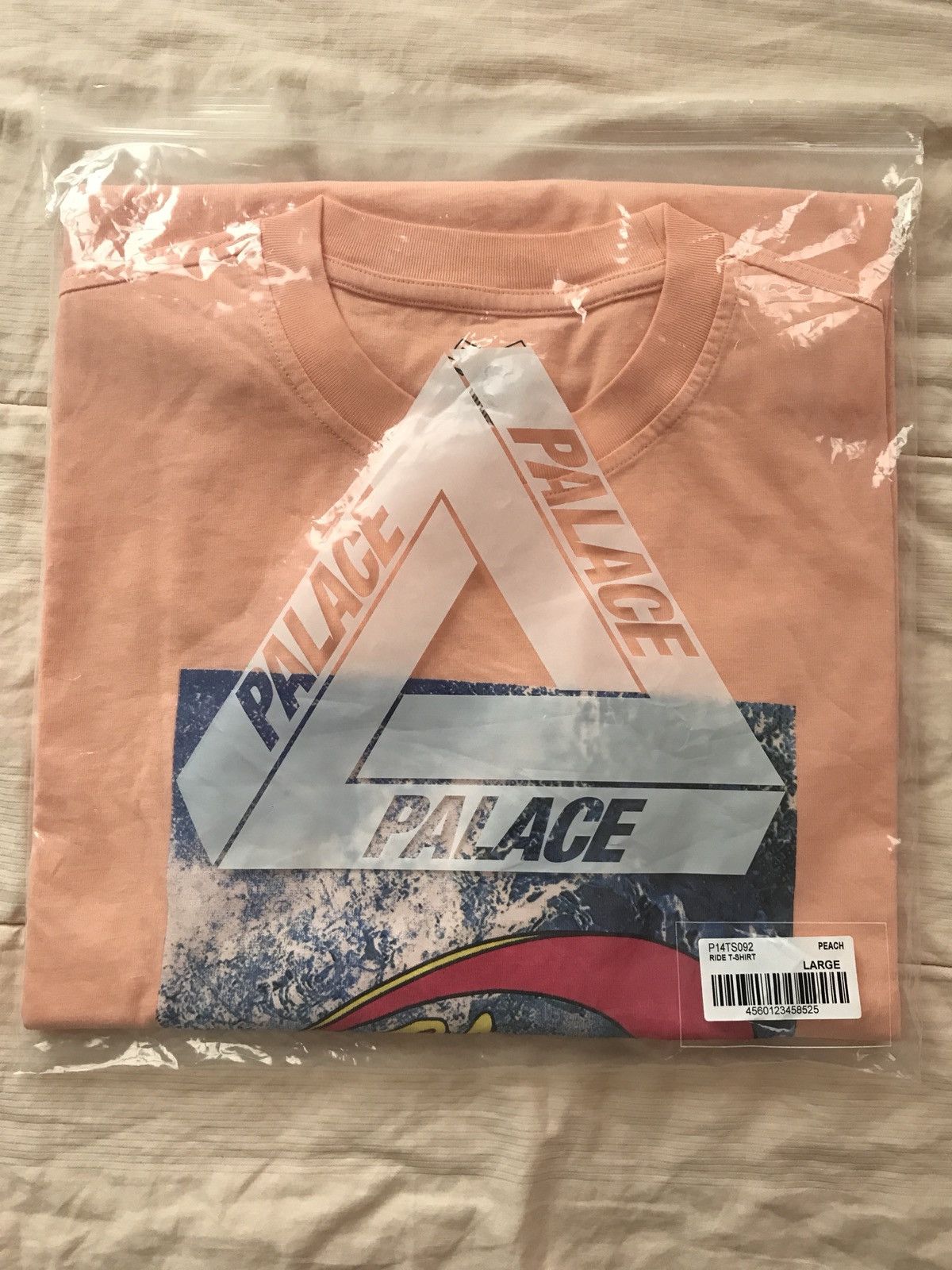 Palace Ride T-Shirt Peach Size US L / EU 52-54 / 3 - 1 Thumbnail