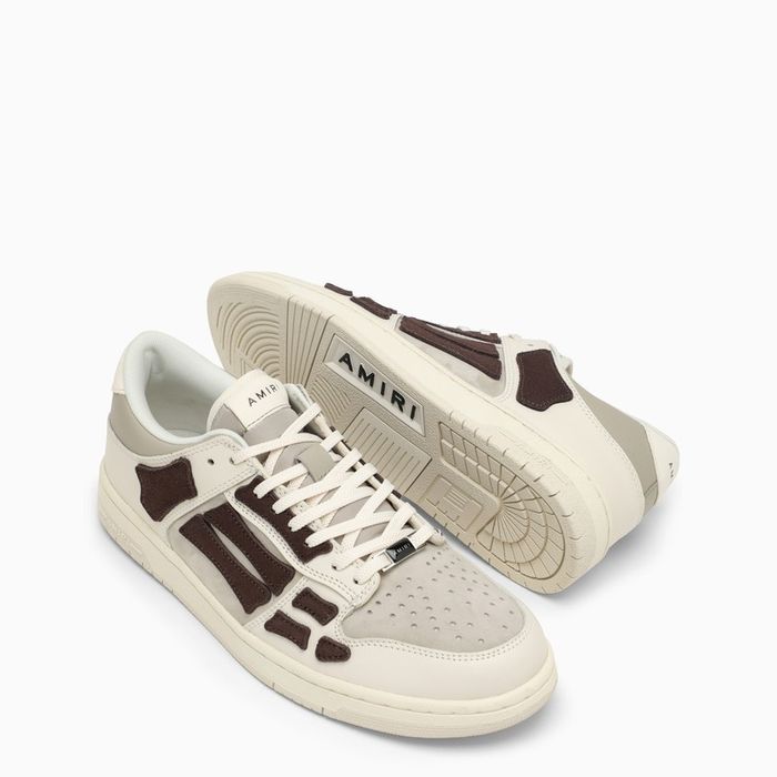 Amiri Amiri Skeltop Low Beige/Brown Trainer | Grailed