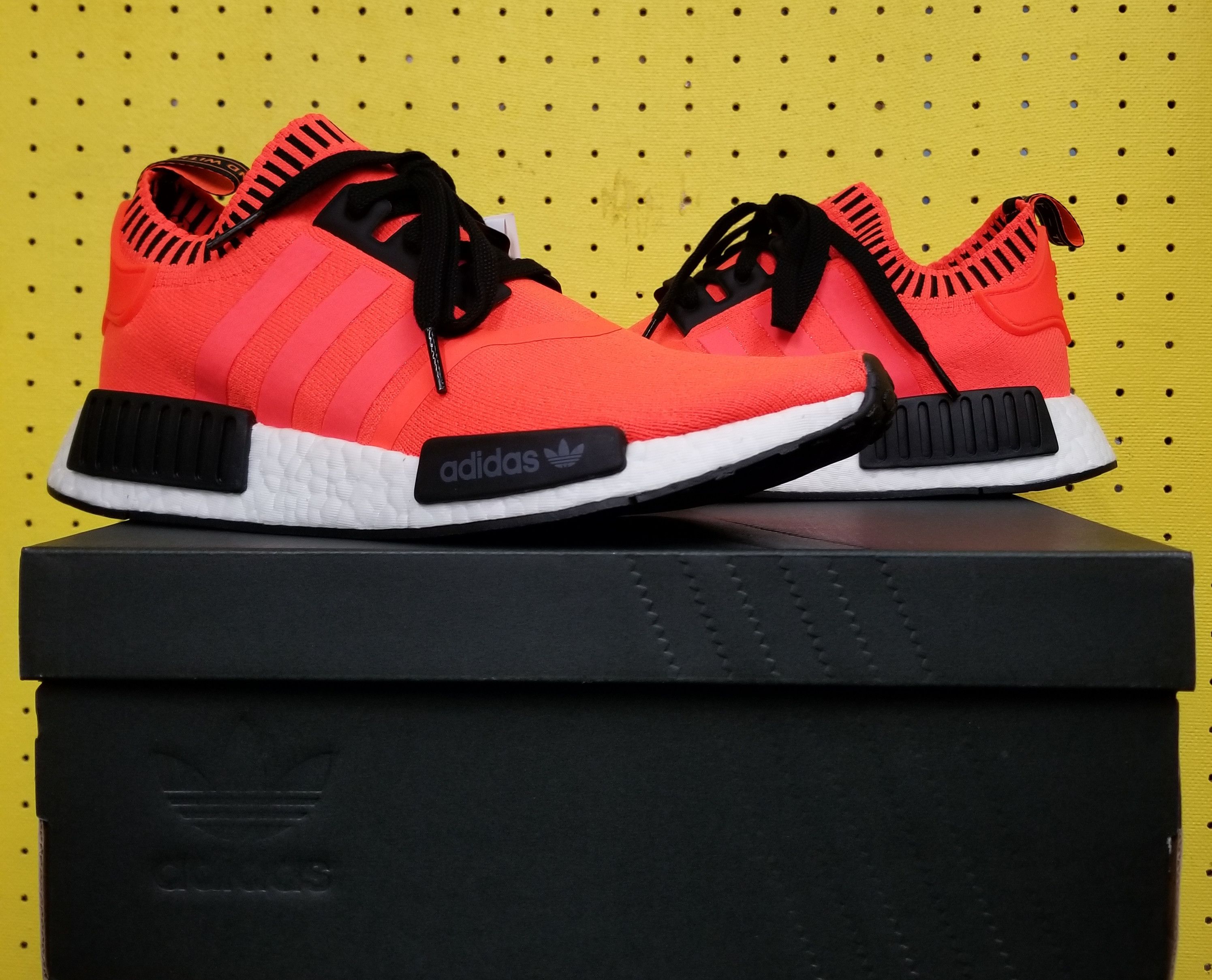 Adidas Nmd R 1 Orange Noise Grailed