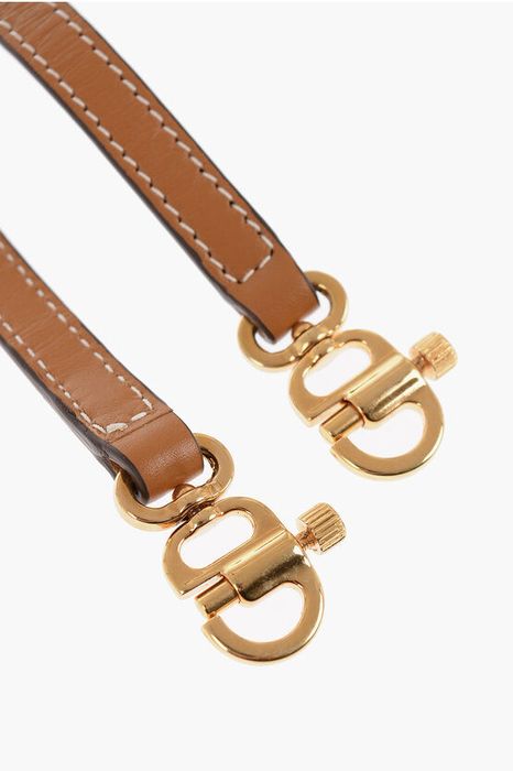Delvaux rodeo calf ChainShoulder for bags strap Brown