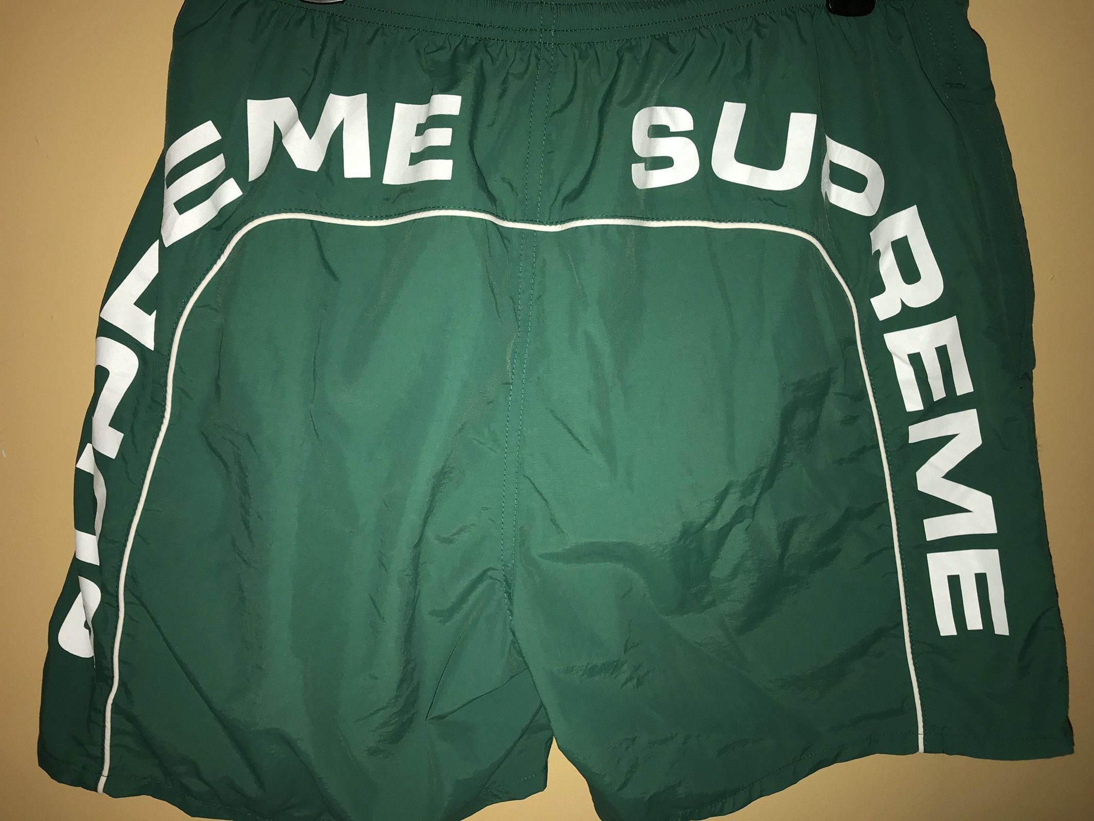 Supreme Supreme Arc Logo Water Short Green | Grailed
