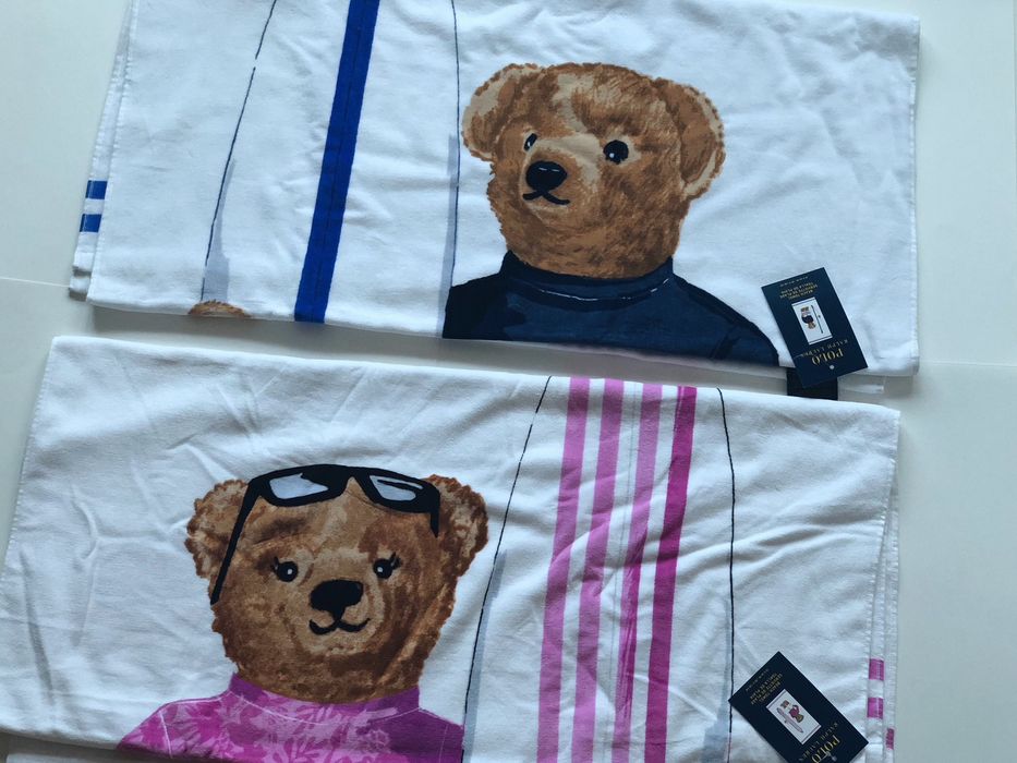 Beach Boy Polo Bear Beach Towel