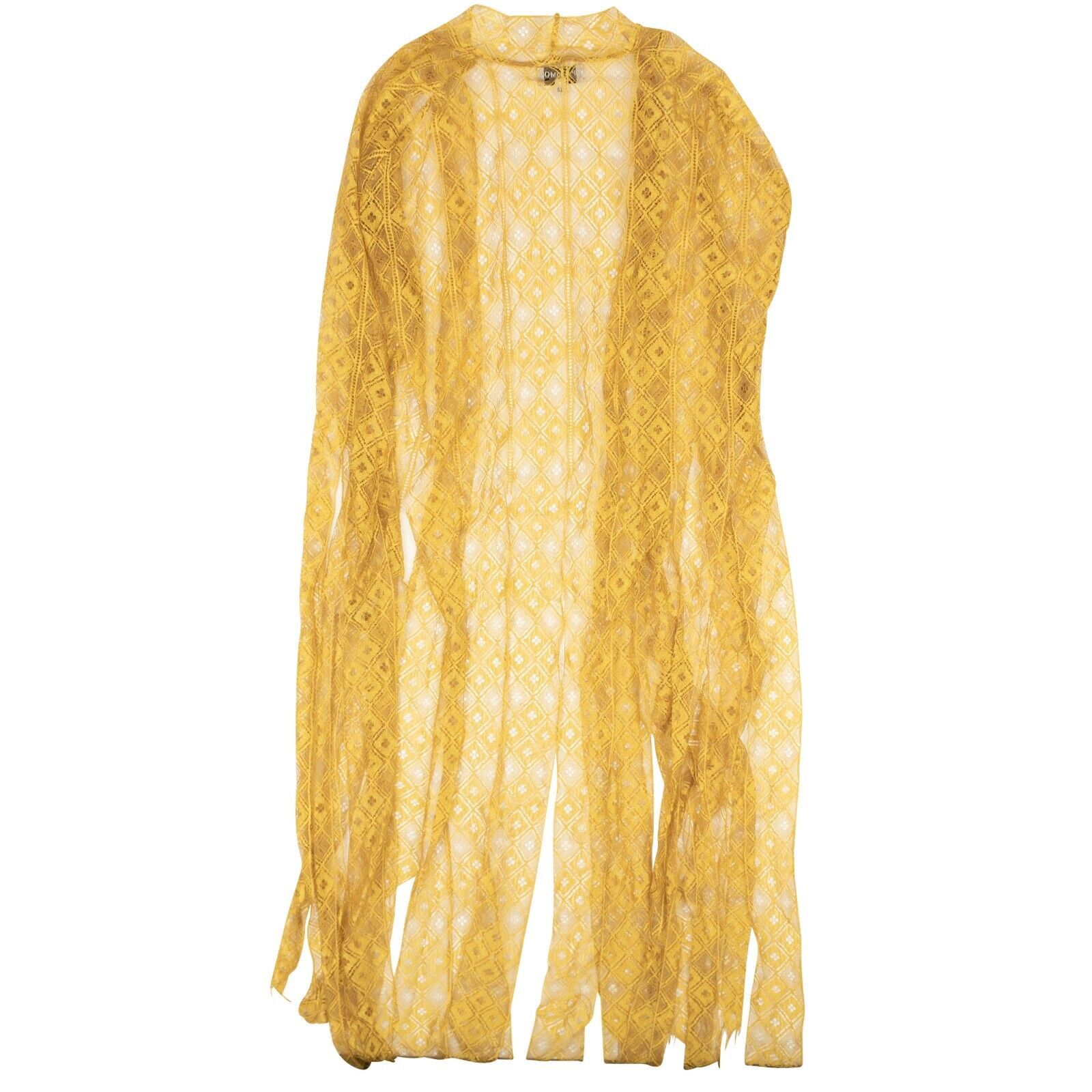 Palomo Spain Ocre Gold Lace Robe Size XS Size ONE SIZE - 3 Thumbnail