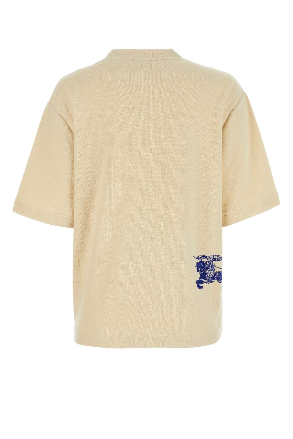 Tシャツ・カットソー BURBERRY CREAM TERRY FABRIC OVERSIZE T-SHIRT Burberry Cream Terry Fabric Oversize T-Shirt | Grailed