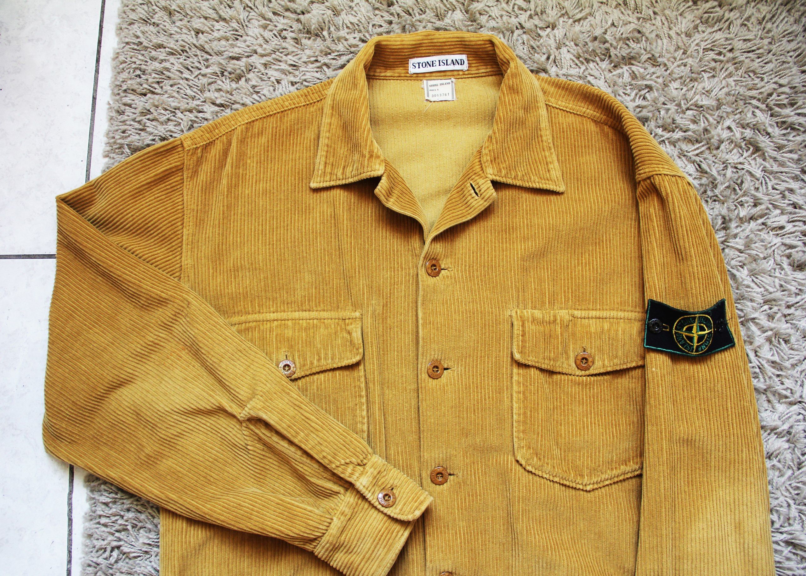 Stone Island Stone Island 1994 Golden Yellow Jumbo Corduroy