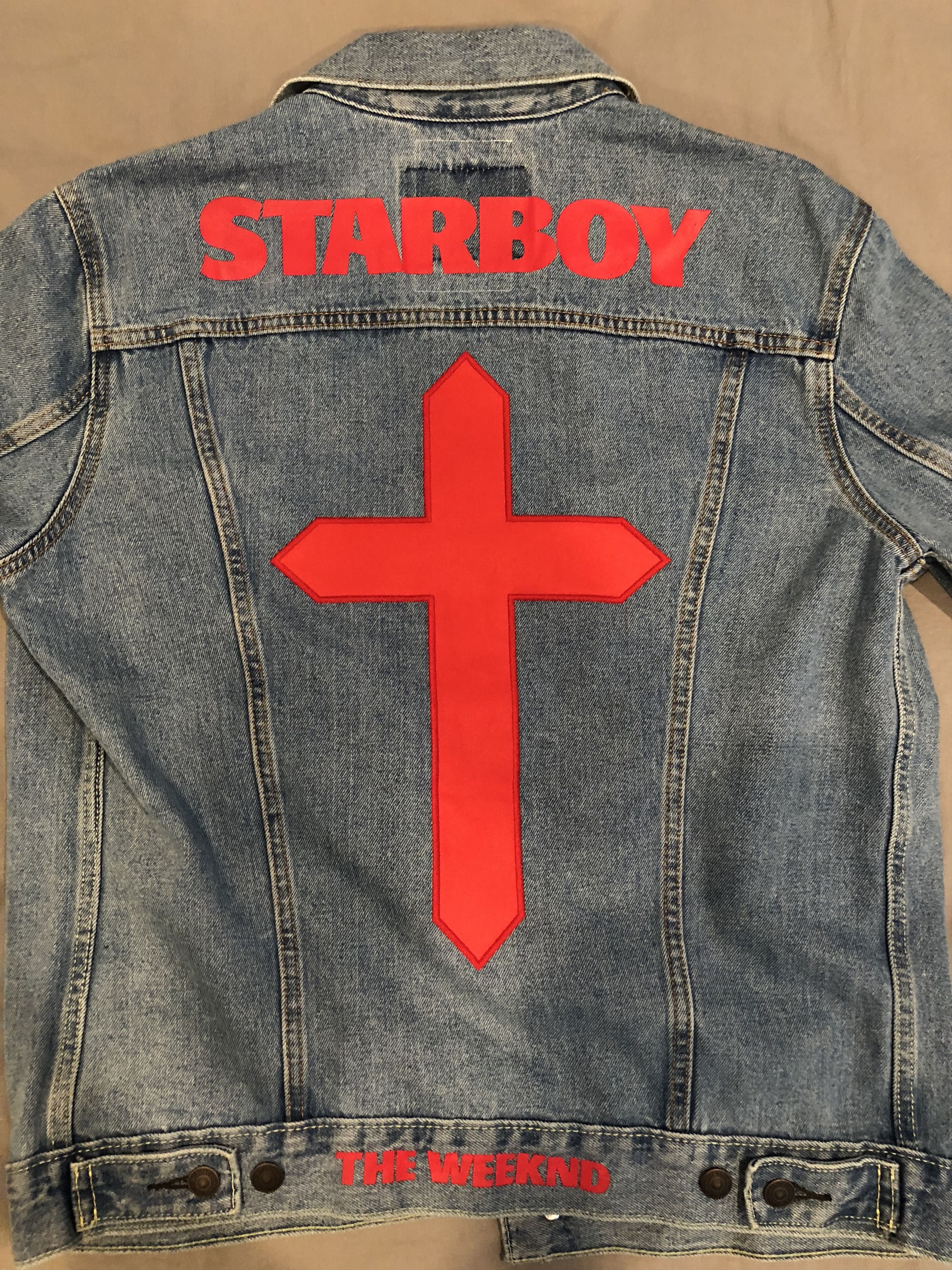 The Weeknd X Levi's Starboy Denim jacket - Large for Sale in