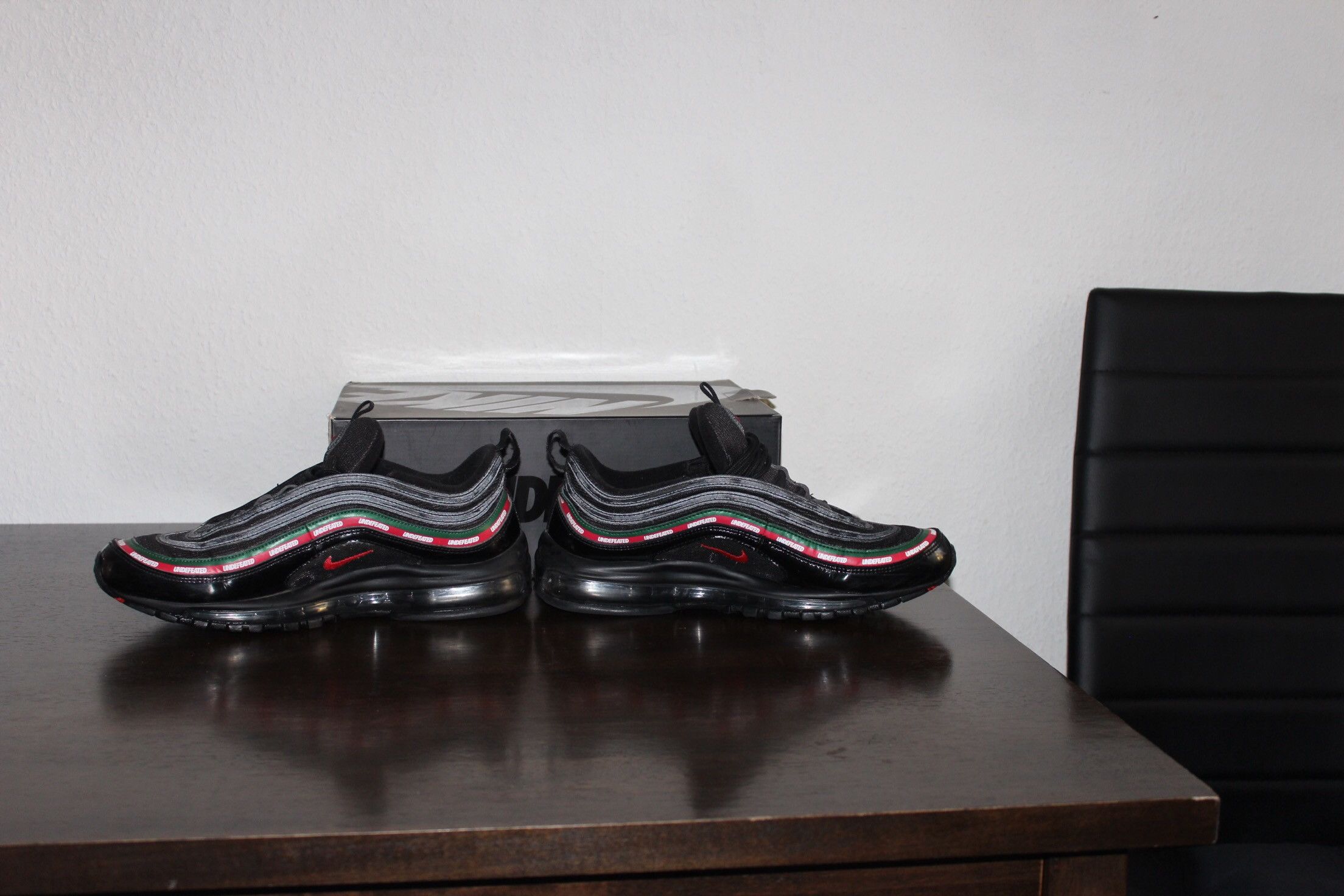 image of Nike Air Max 97 „Undeafeted‘‘ Shoes in Speed Red, Men's (Size 10)
