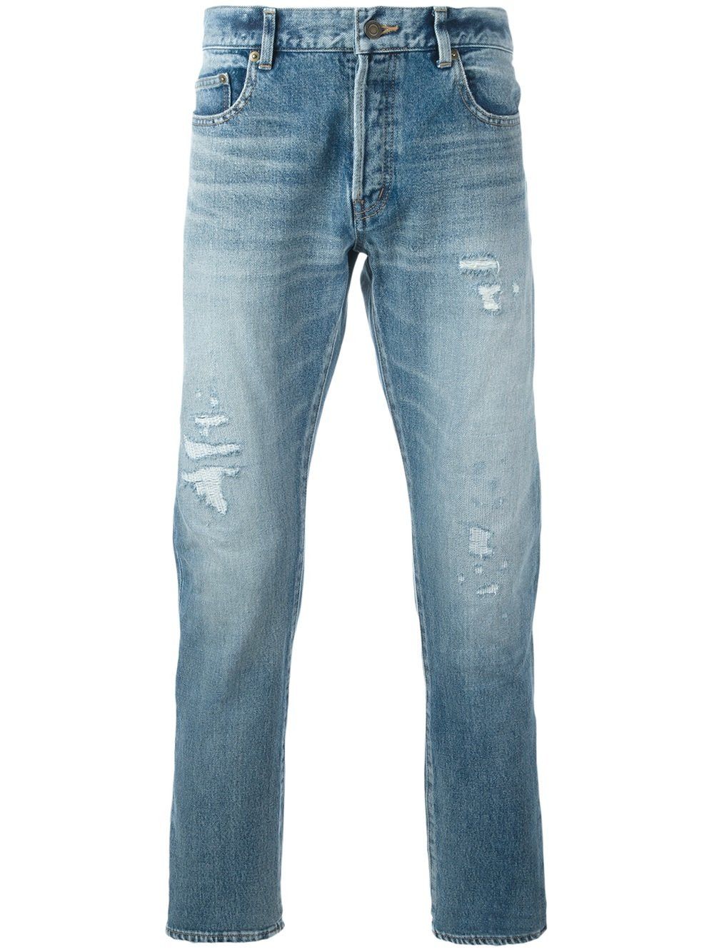 Hedi Slimane × Saint Laurent Paris Saint Lauren D02 Low Skinny (HEDI SLIMANE Final Season) Size US 32 / EU 48 - 2 Thumbnail