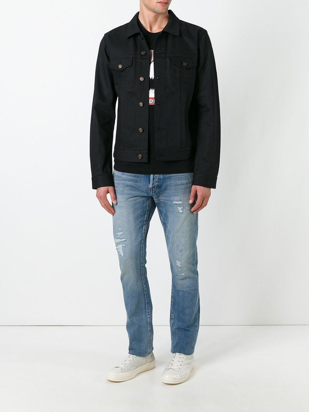 Hedi Slimane × Saint Laurent Paris Saint Lauren D02 Low Skinny (HEDI SLIMANE Final Season) Size US 32 / EU 48 - 3 Thumbnail