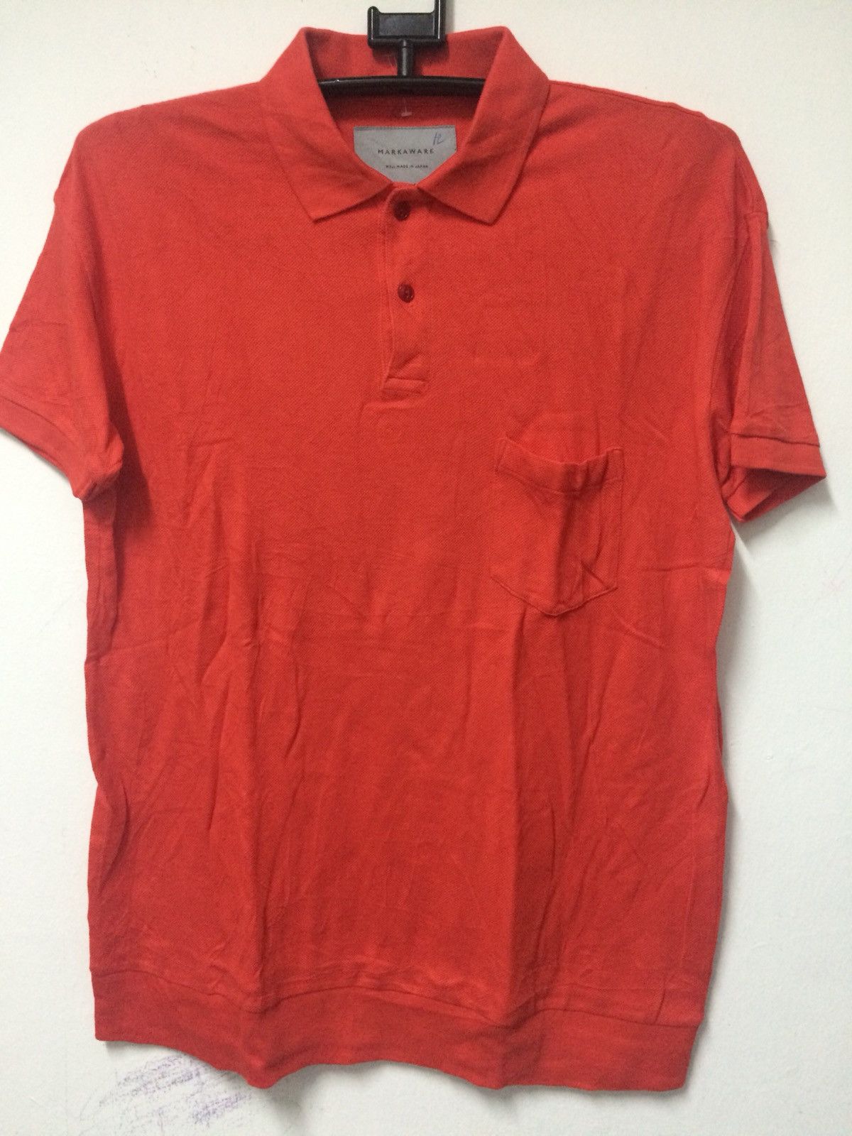 Markaware Polo Shirt Japanese Brand Medium/Large Made in Japan.