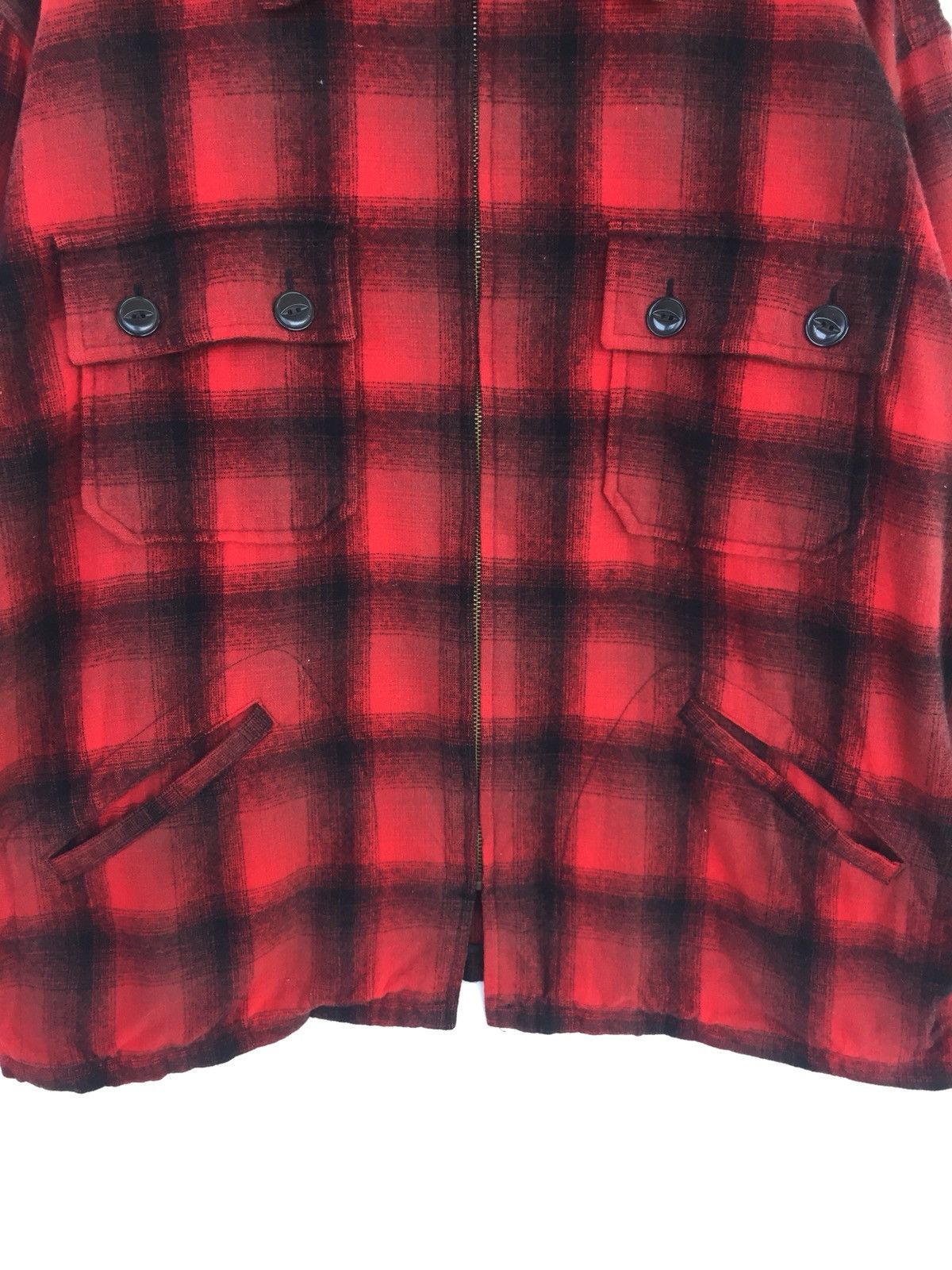 SHIPS Bondage Tartan Tactical Wool Blend Oversized Zipper Jacket Size US L / EU 52-54 / 3 - 3 Thumbnail