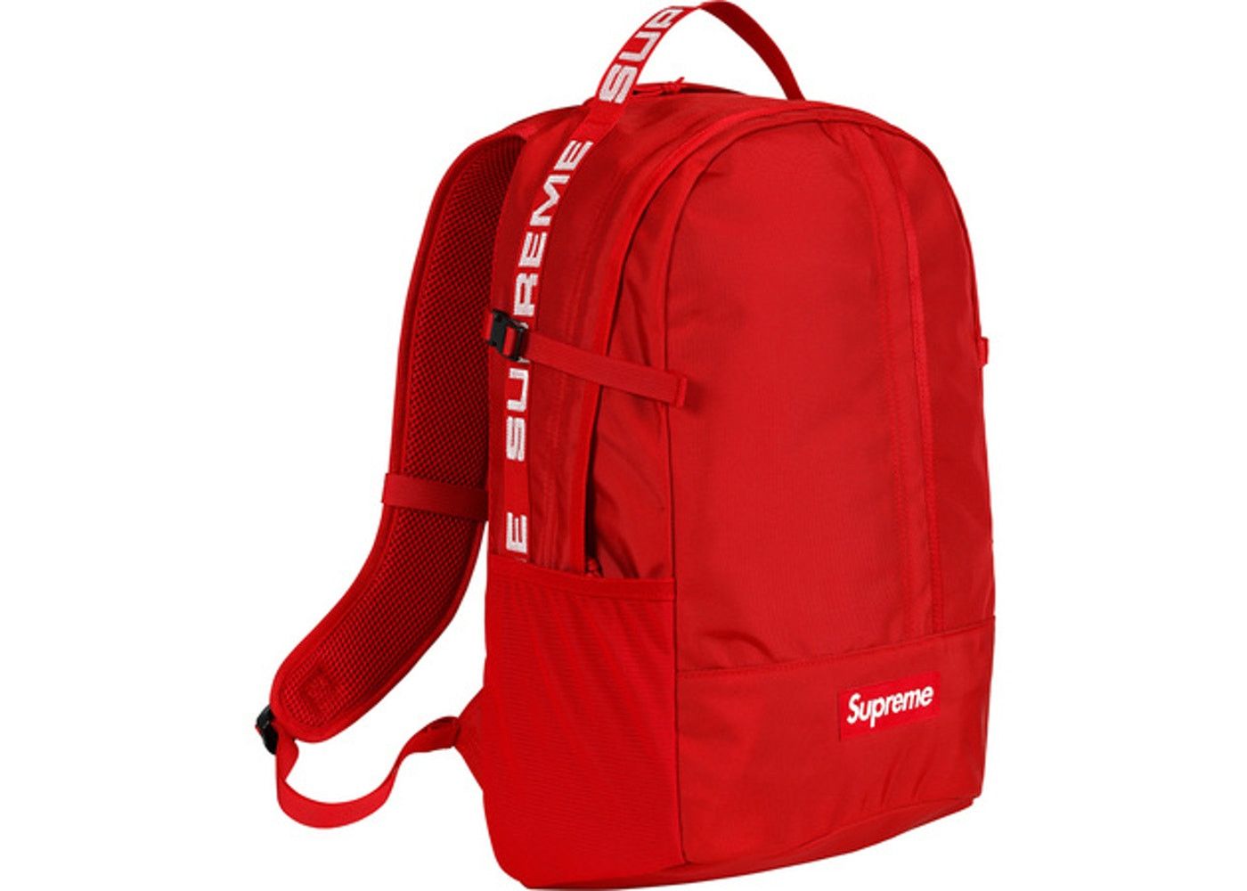 Supreme bookbag red deals