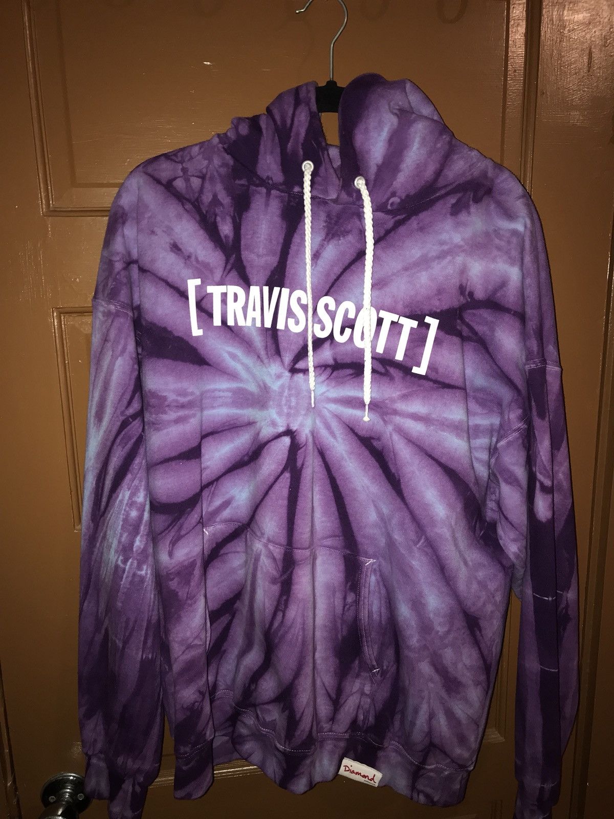 RARE 2016 Travis Scott Diamond Supply Co Tye Die Hoodie Sweater 2024 PacSun Exclusive