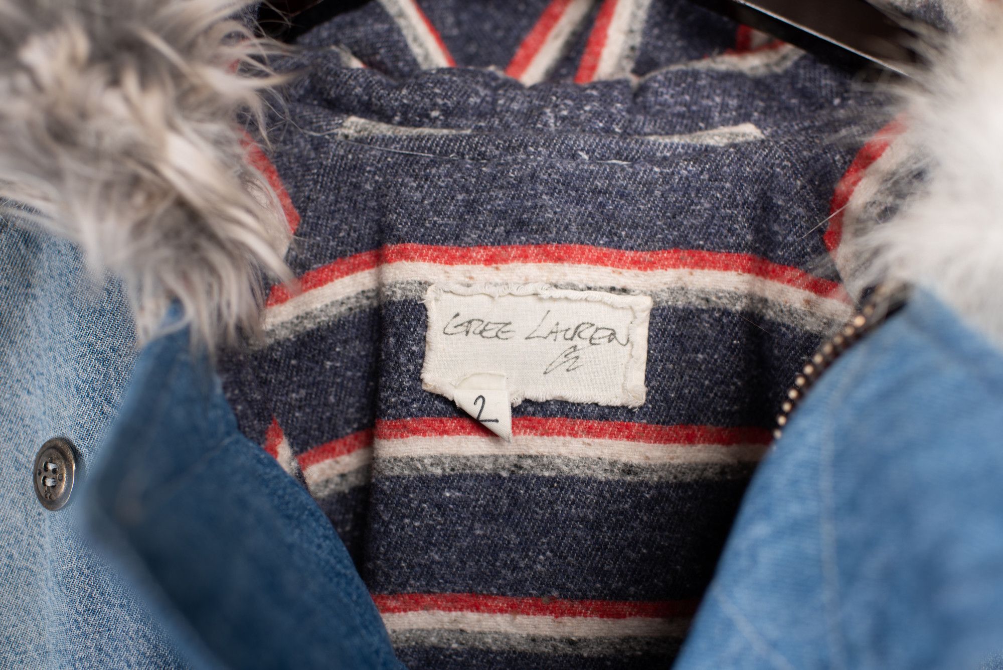 Greg Lauren Brand New Denim Flight Jacket Size US M / EU 48-50 / 2 - 4 Thumbnail